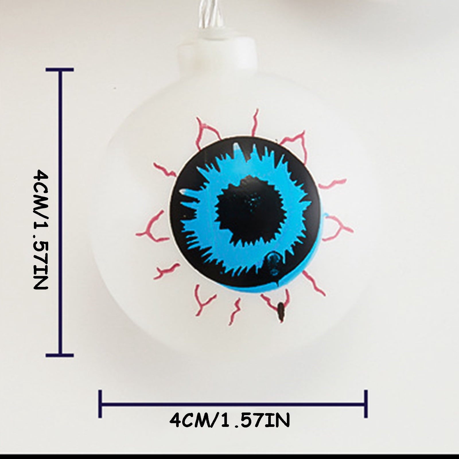 Btomtd 118.11 inch 20 LED Halloween String Light Outdoor Indoor Decorative Light for Yard Home Party Decorations for Bush Fence Porch and Tree Lighting, Multicolor