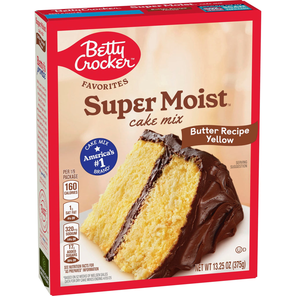 Betty Crocker Favorites Super Moist Yellow Cake Mix, 13.25 oz