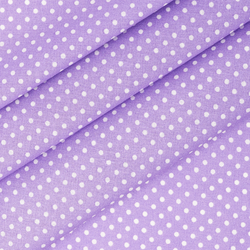Waverly Inspirations 100% Cotton Prints Fabric, Dot Lilac, 1 Yard Precut, 44 in Wide