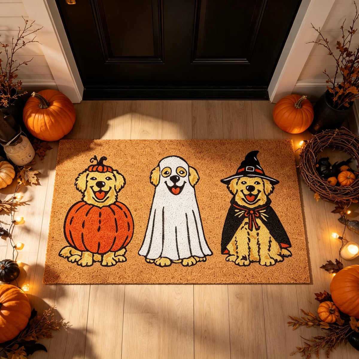 Boho Tassel Doormat 16x24 Inch, Soft Woven Laundry Kitchen Floor Rug for Farmhouse Decor, 1 PC