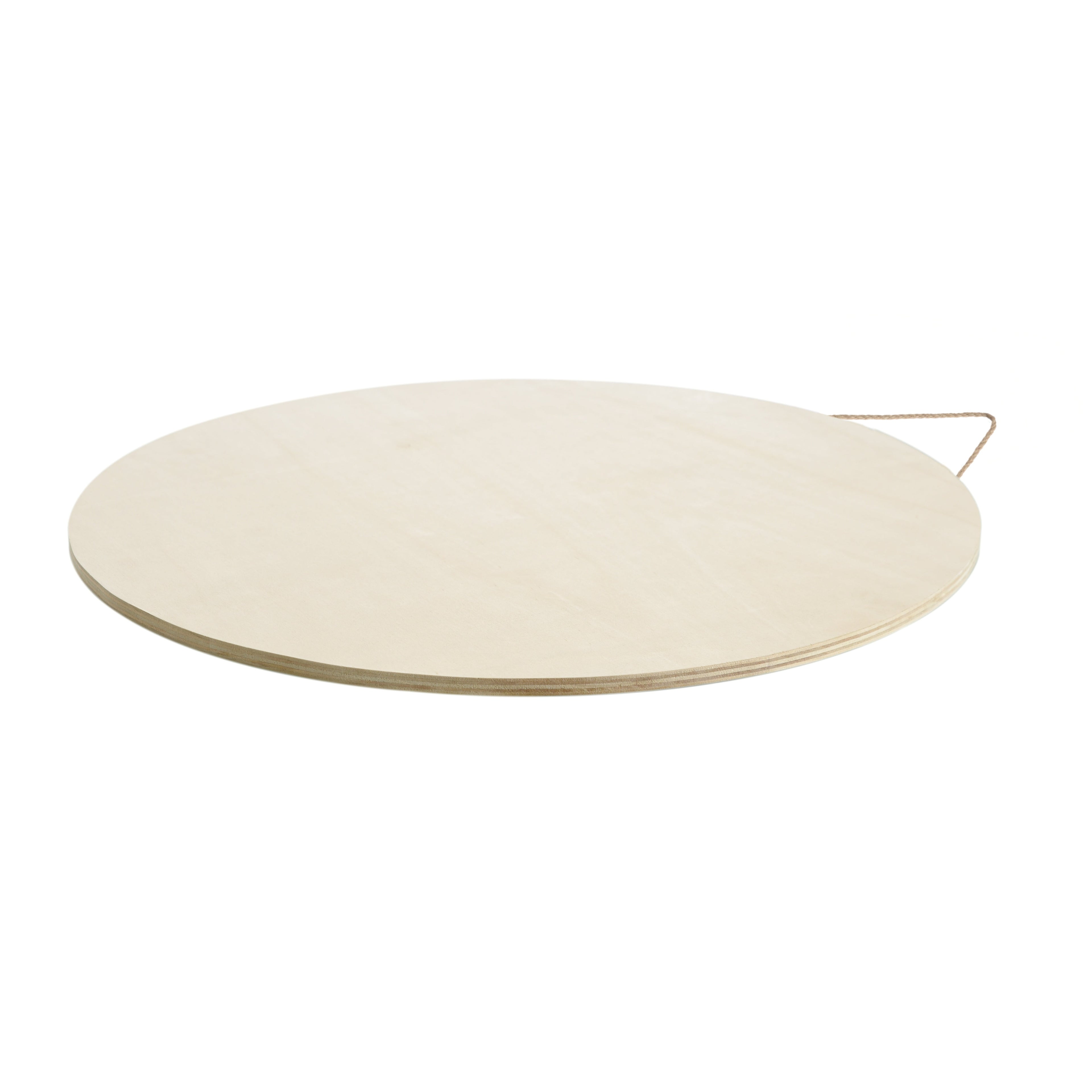 Hello Hobby Round Unfinished Wood Plaque, 17.9 in