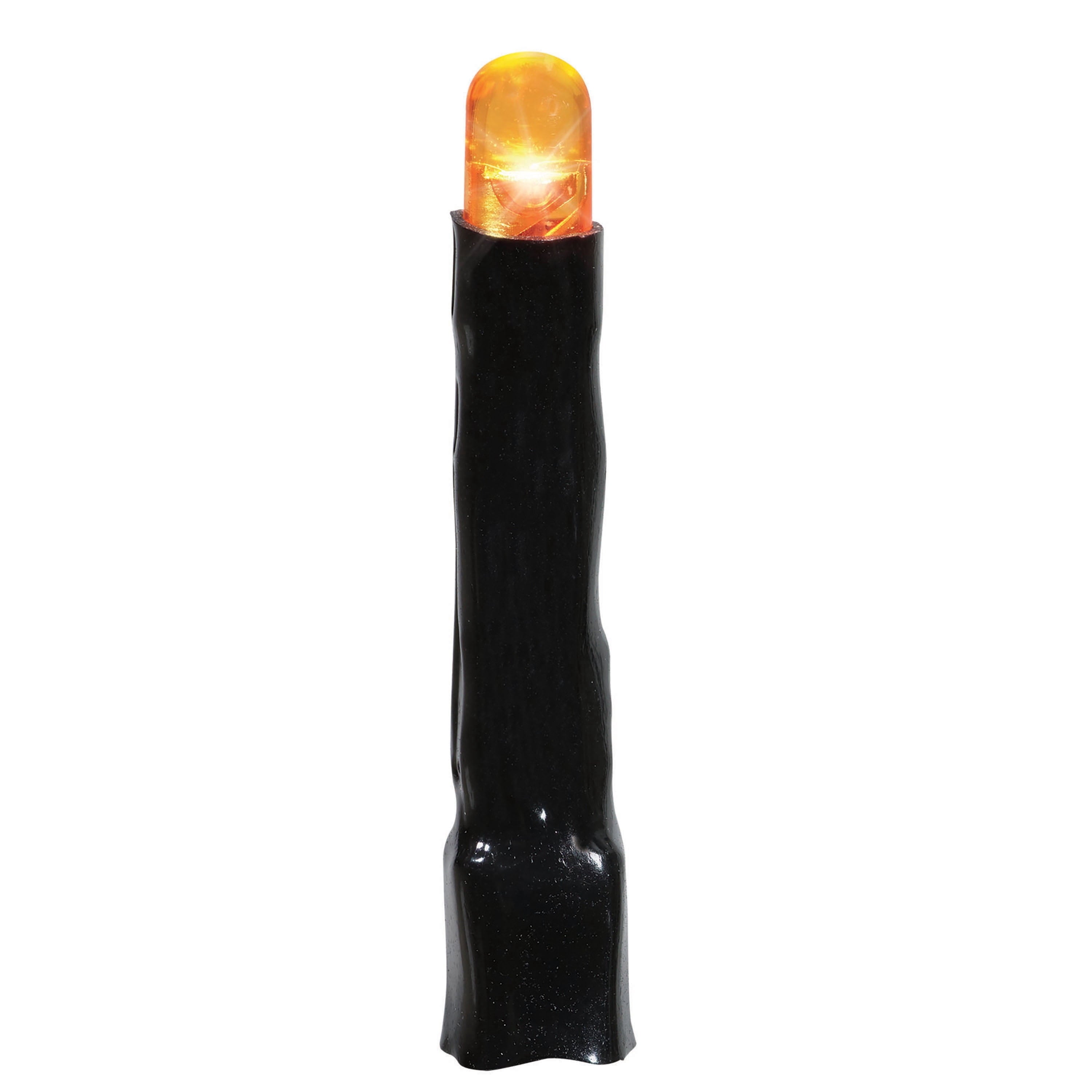 Indoor/Outdoor 100-Count Battery-Operated LED 8-Function Micro String Lights, Orange, 33', Halloween by Way To Celebrate