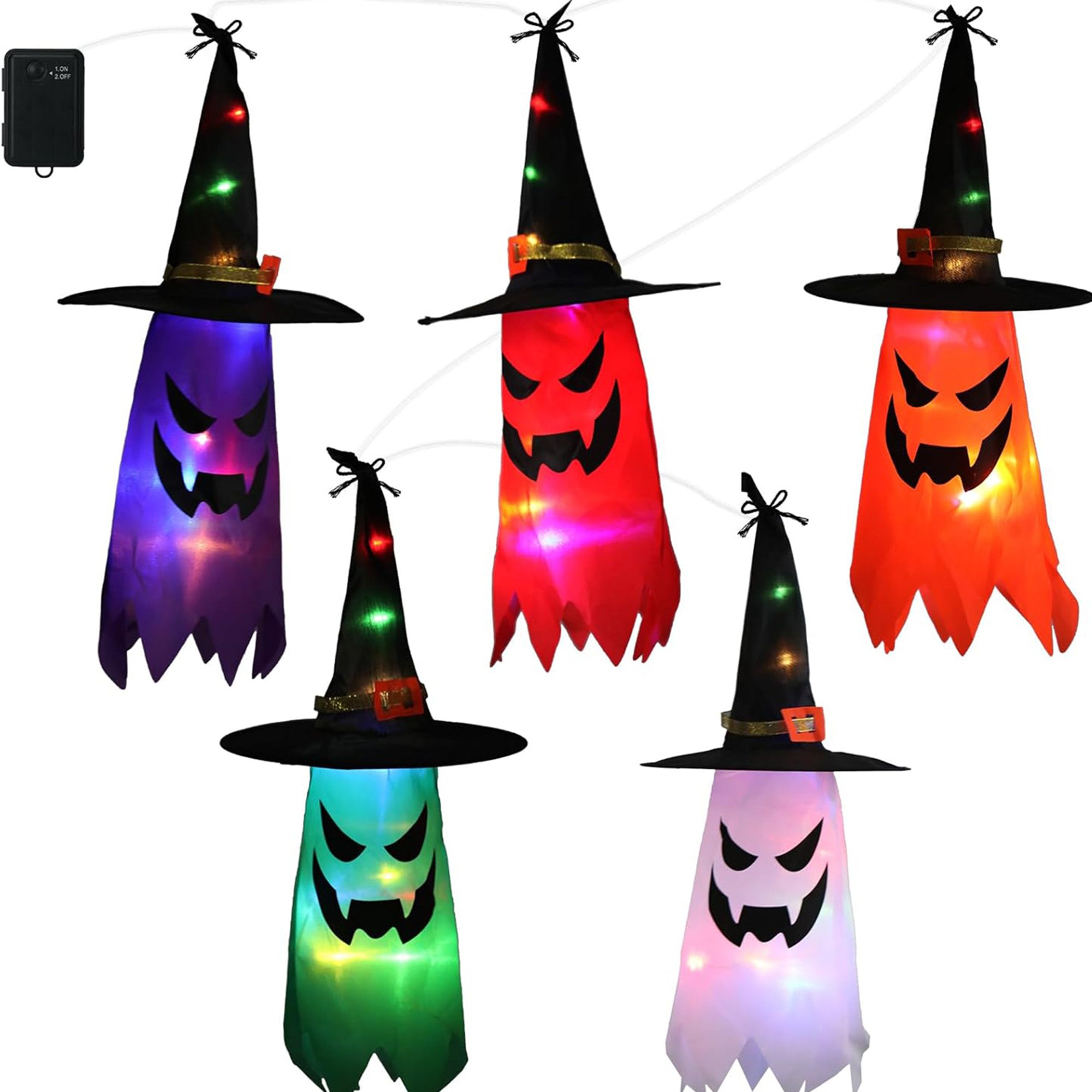 MYFLOCY Halloween String Lights Indoor Outdoor Porch Courtyard Decorations ( Orange Pumpkin )