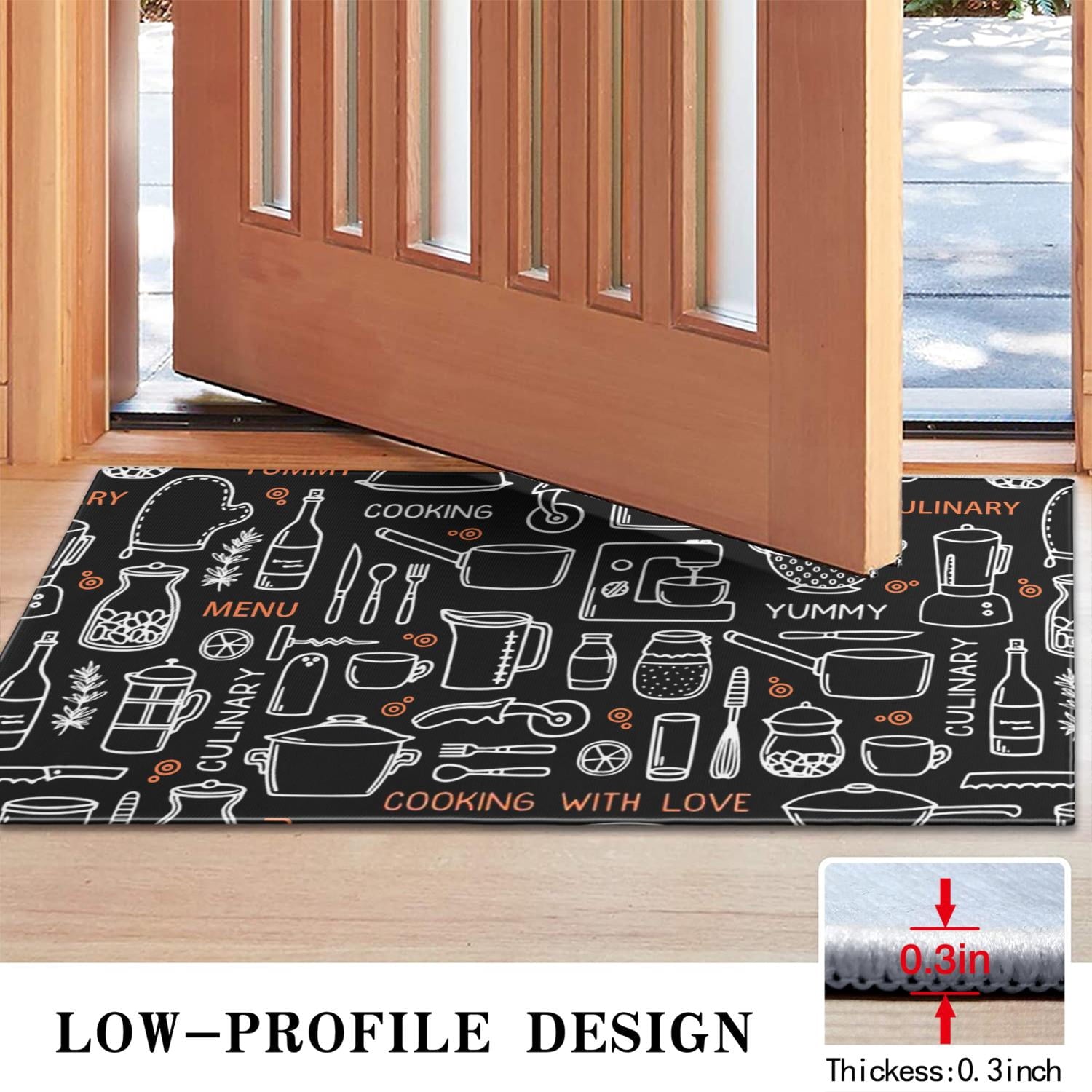 Brown Vintage Tribal Western Non Slip Washable Door Mat Funny Doormat Outdoor Inside Floor Rugs Crystal Velvet 30x17 Inches