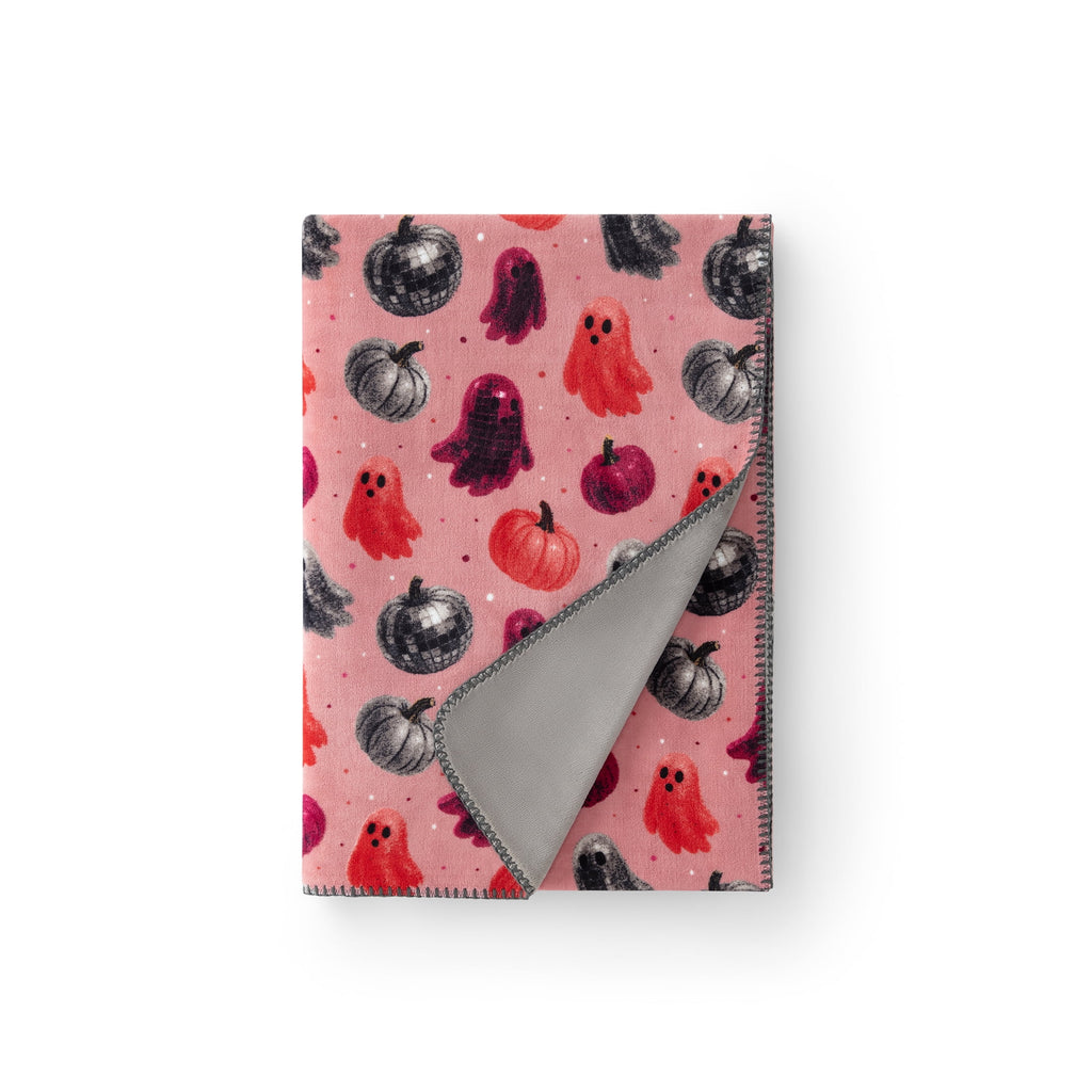 Boo-tique Soft Throw Blanket, Plush Fleece Blanket, Halloween Mermaids, Black, 50" x 72"