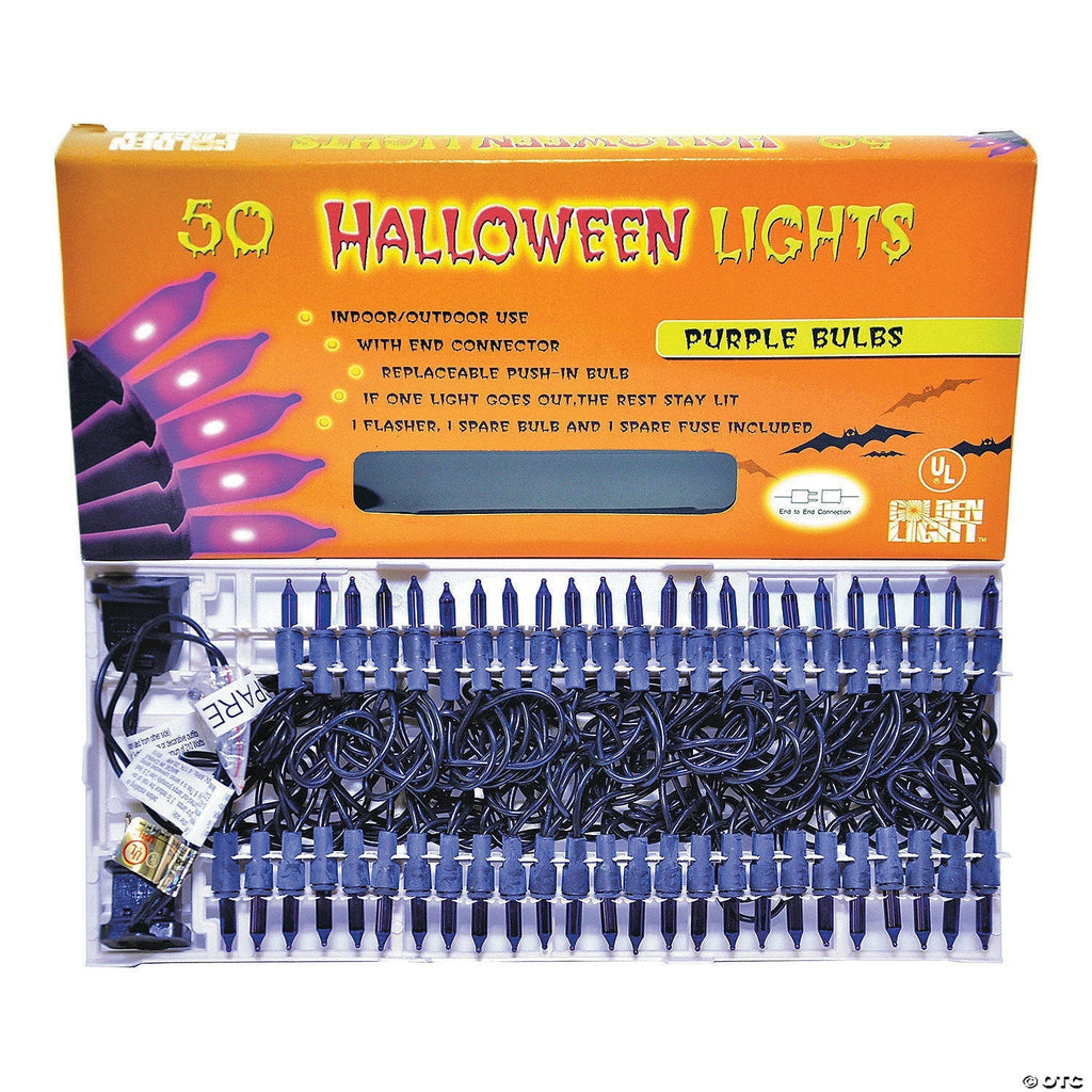 Costumes For All Occasions Ma83Or Light Set 50 Orange W Conn