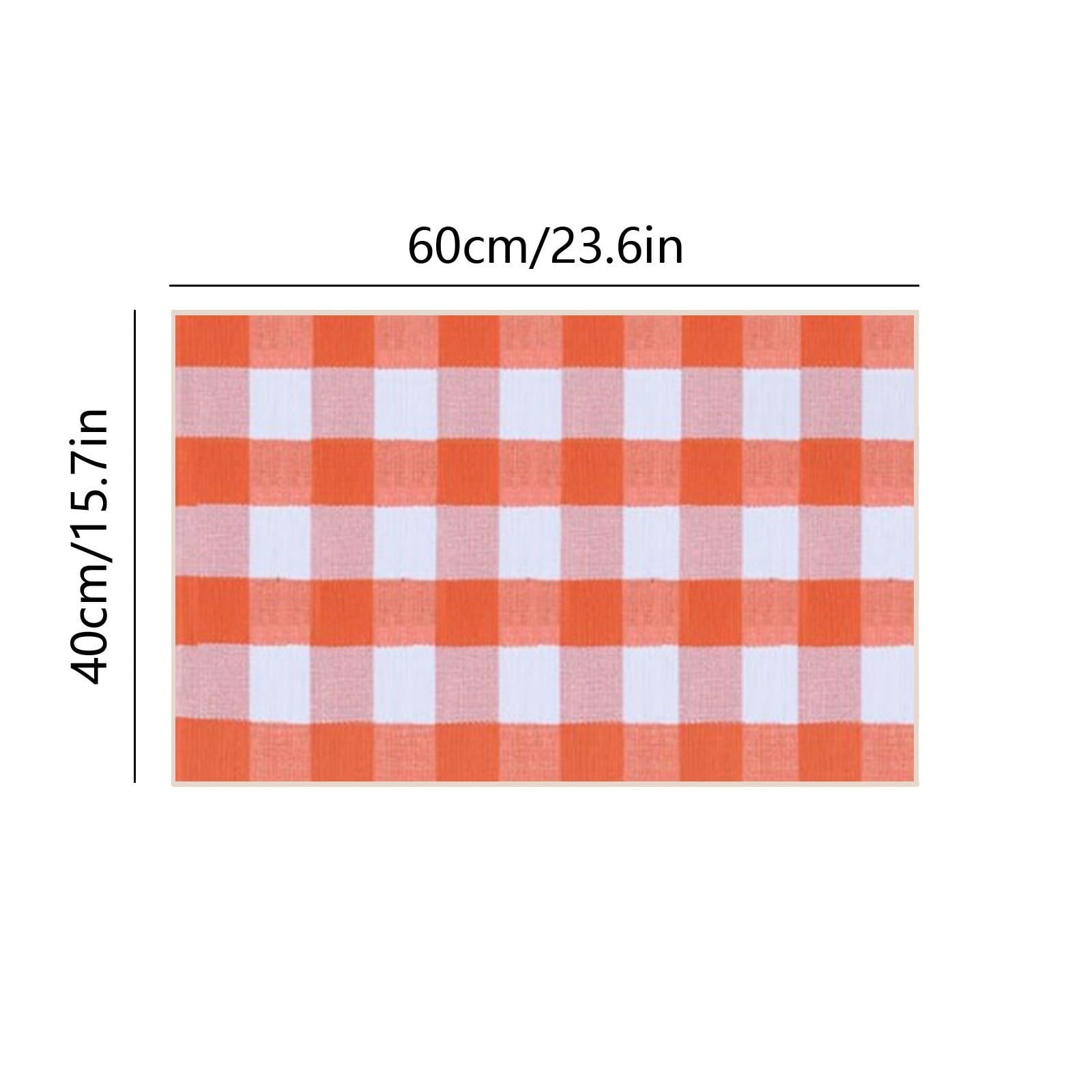 JLFNYA Halloween Rug,15.7*24inch Checkered Rug,Rug Halloween Fall Door Mat Cotton Washable Area Rugs Door Mat Outdoor Entrance for Front Porch Entryway Fall Farmhouse