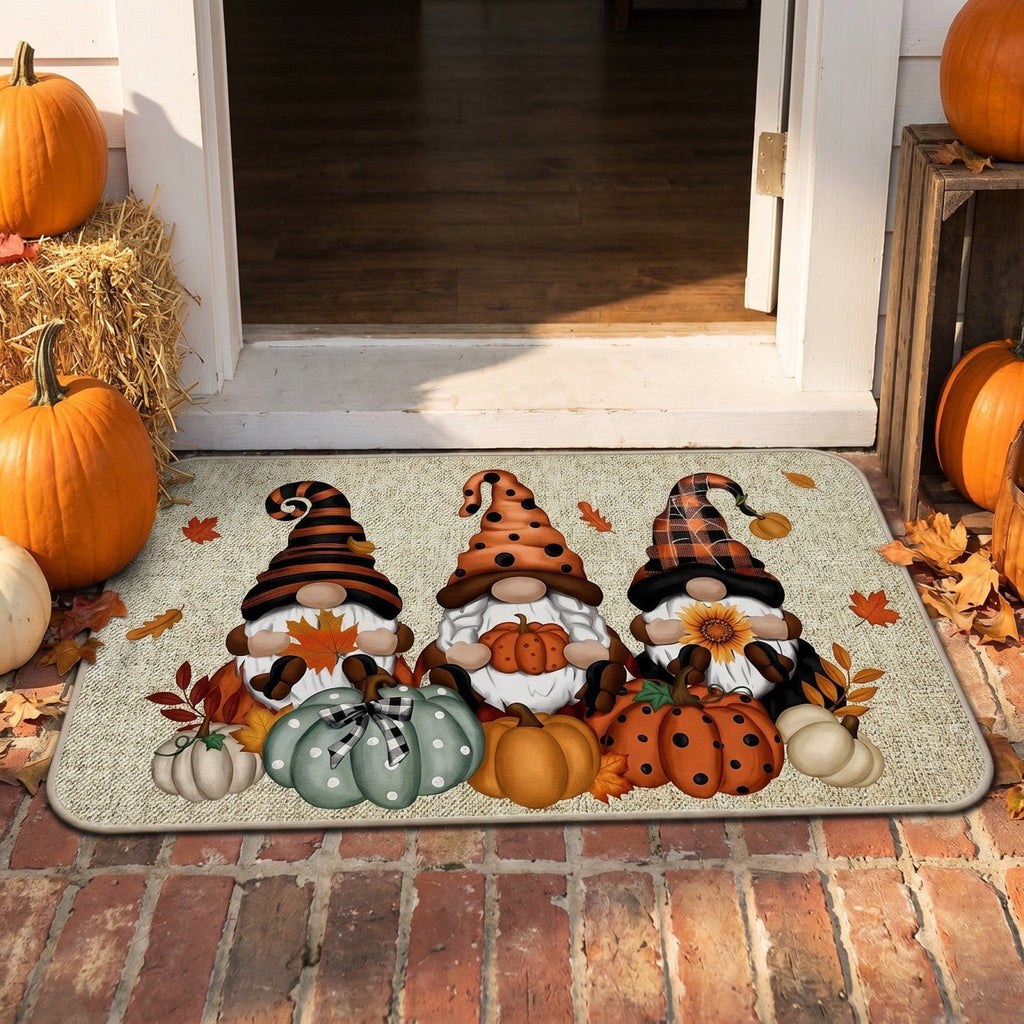 Autumn Door Mat for Entryway, 16x24 Inch, Fall-Themed Floor Doormat for Home Decor, Non-Slip Rug Mat for Living Room, Kitchen, Bedroom, Gifts for Fall Lovers (E)