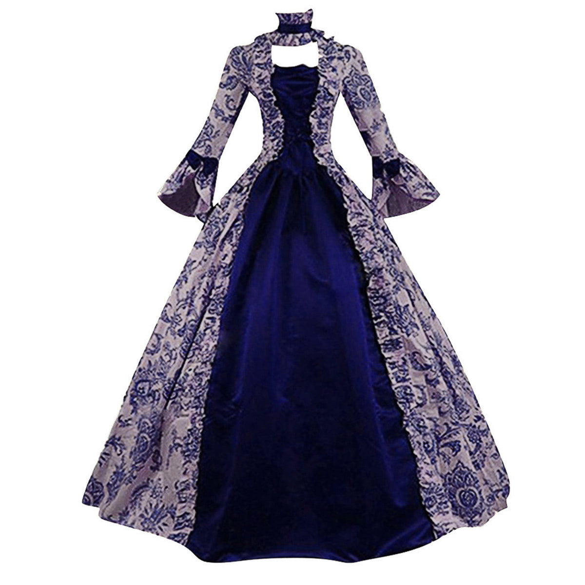 DDAPJ pyju Medieval Dress for Women Evening Masquerade Ball Gowns Vintage 1700S Victorian Renaissance Costume Green XXXXXL