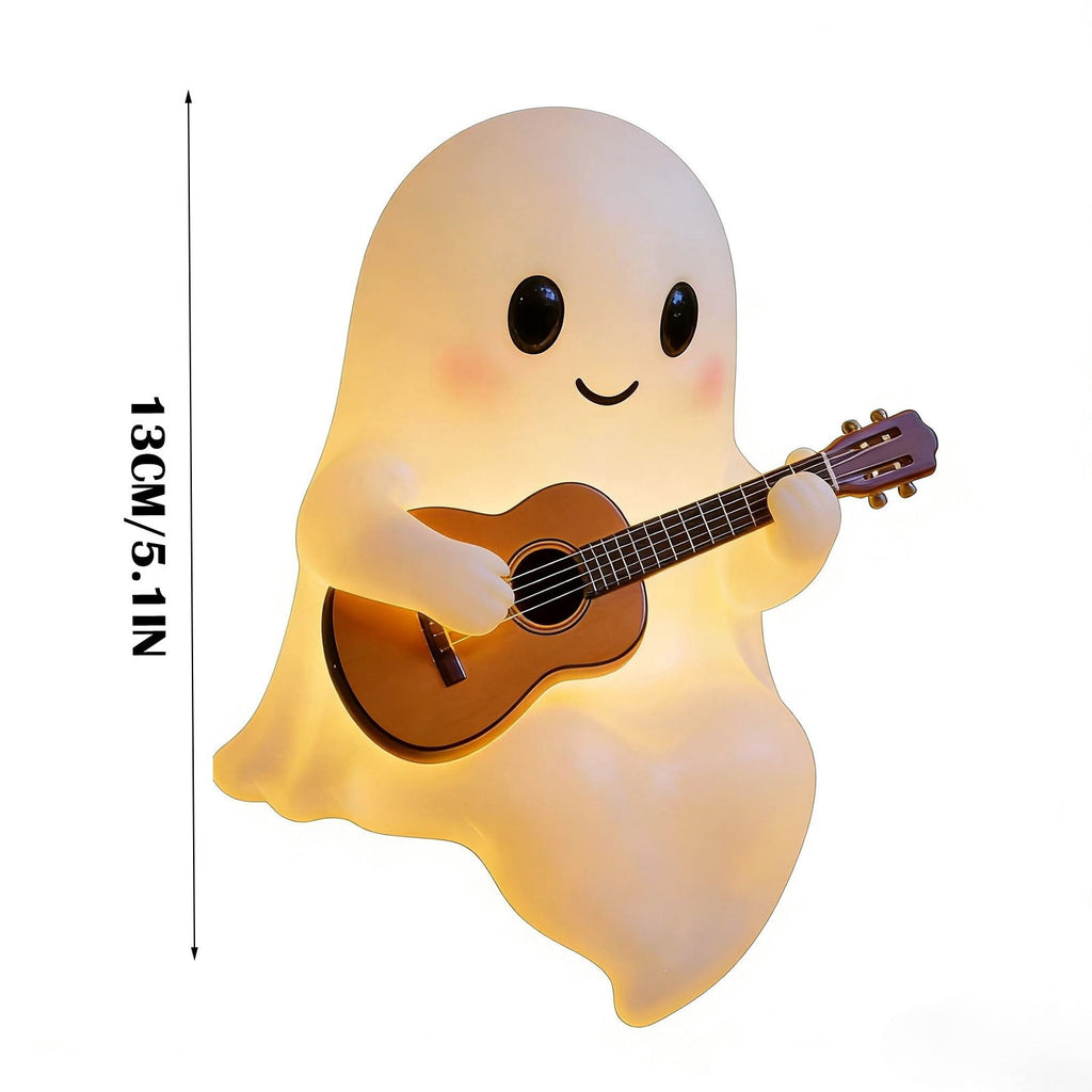 Ghost Night Light Halloween Decorations Bedside Night Light with Tap Control, Dimmable Nursery Decor Lamp, Fun Ghost Gift for K*ids, Halloween Room Decor, Ghost Lamp