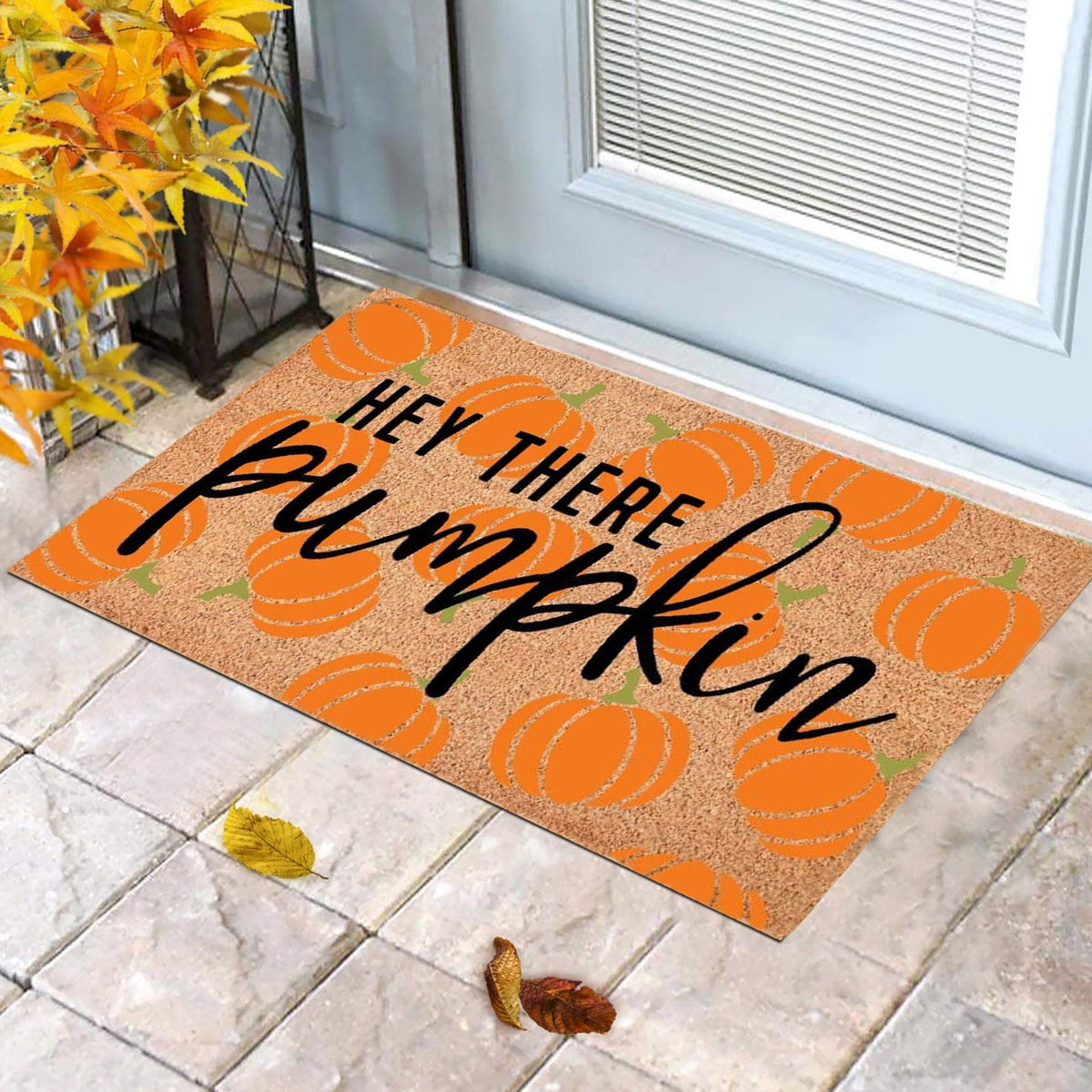 Yeetfub Warehouse Clearance 16x24IN Halloween Door Mat Pumpkin Funny Doormat All-Season Outdoor Indoor Doormat for Home Entrance Floor Outdoor Indoor Doormat for Outside Back Patio Floor Entry
