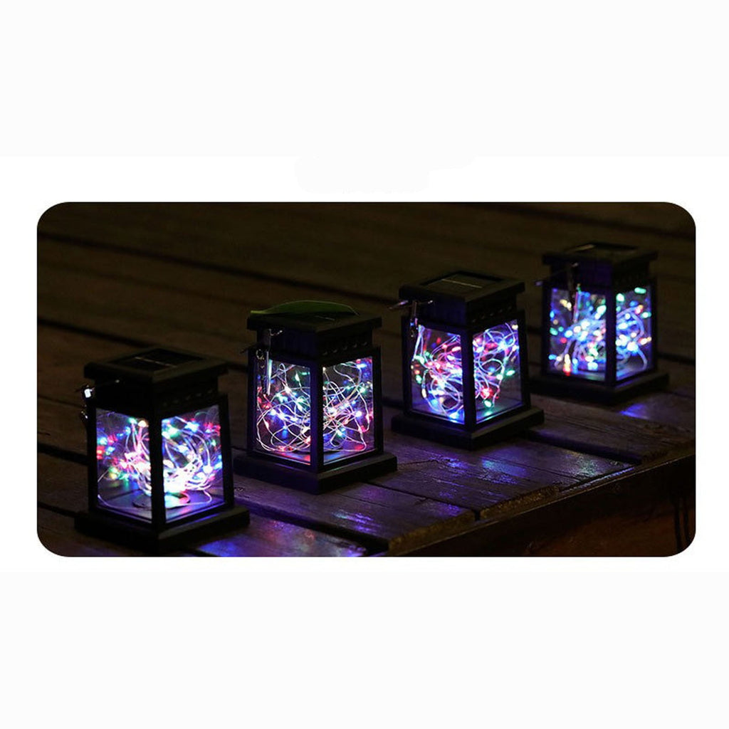 Kugisaki Solar Lantern Outdoor Waterproof Hanging Lamp ,Decorative Lights for Outside Yard Patio Backyard Porch