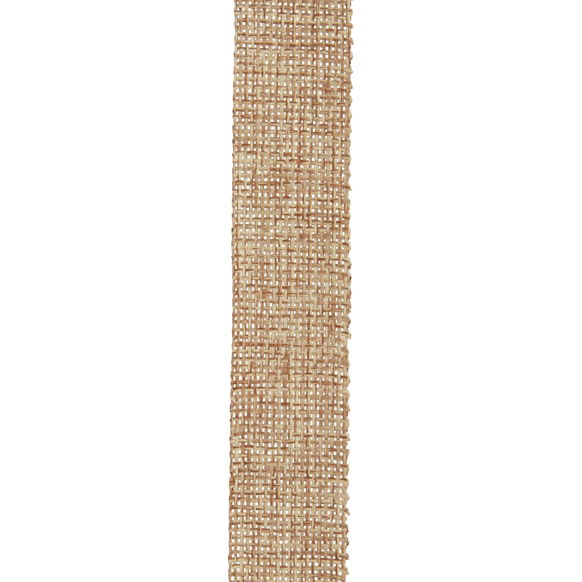 (3 pack) Offray Ribbon, Natural 7/8 inch Woven Burlap Woven Ribbon for Crafts, Gifting, and Wedding, 9 feet, 1 Each