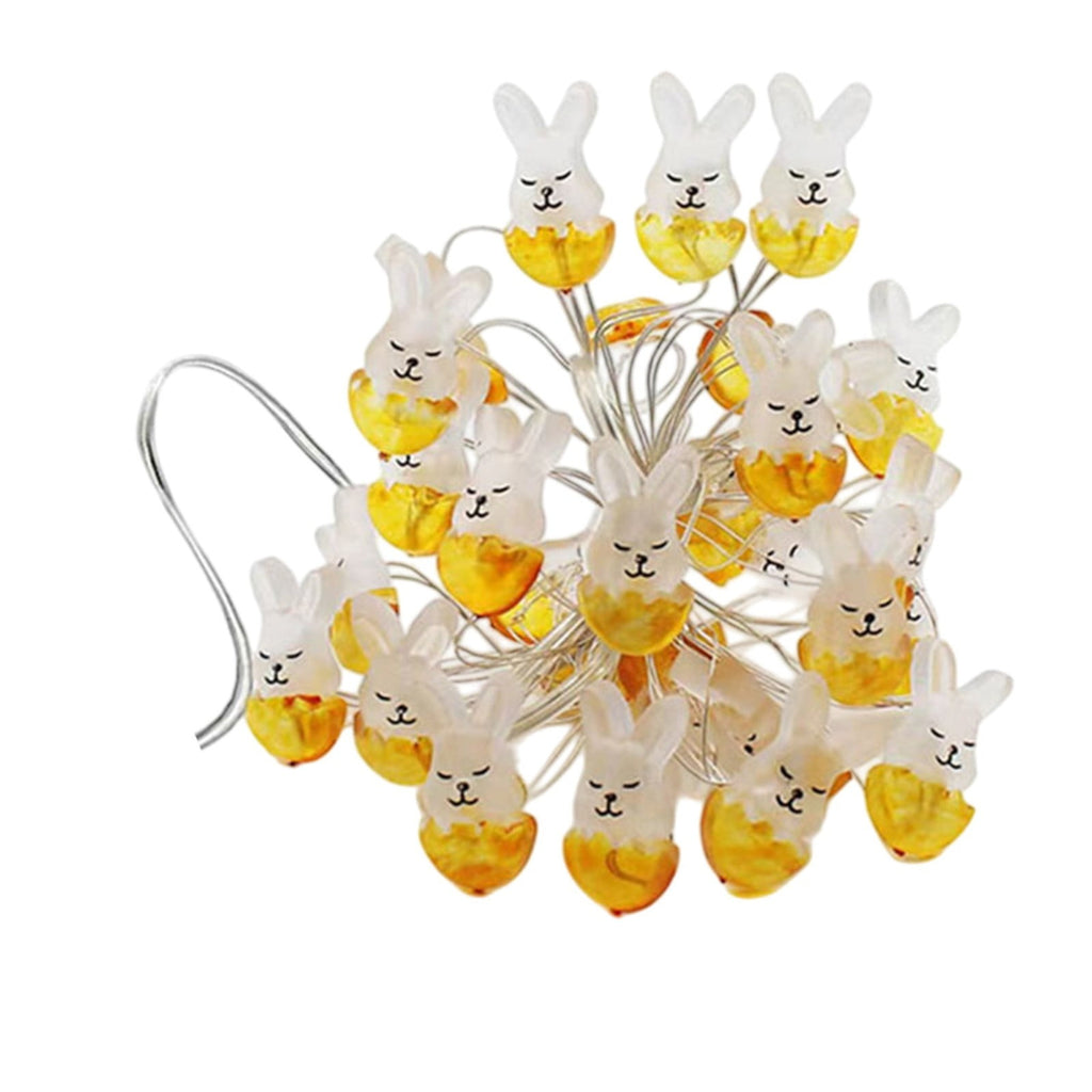 Stijggn 10 Easter Lights Outdoor Easter Decor LED Bunny Lights Plug in Easter Lights String for Indoor Outdoor Spring Decor & Easter Decor