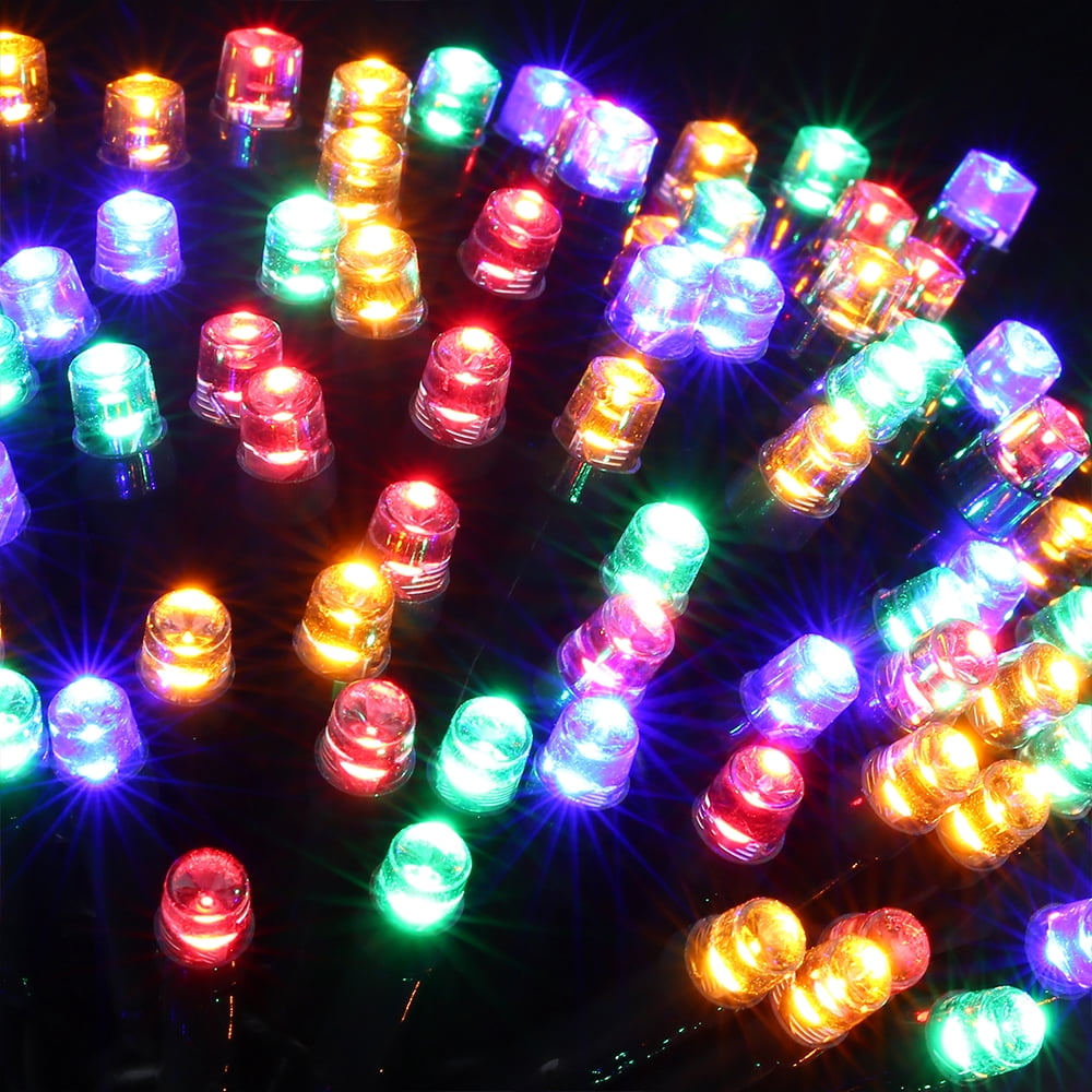 Toodour Orange & Purple Halloween Lights, 82ft 200 LED Plug in Halloween String Lights with 8 Modes, Memory & Timer Function, Connectable Halloween Outdoor Lights for Home, Garden, Halloween Decor
