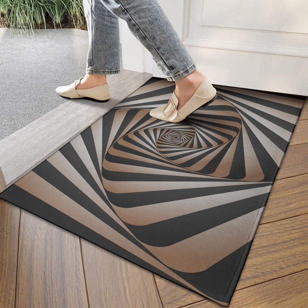 Bear Rugs Tribal Doormat Non-Slip Absorbent Resist Dirt Front Door Mat Machine Washable Welcome Mats Outdoor Inside Floor Rugs for Entryway 30" X 17"…