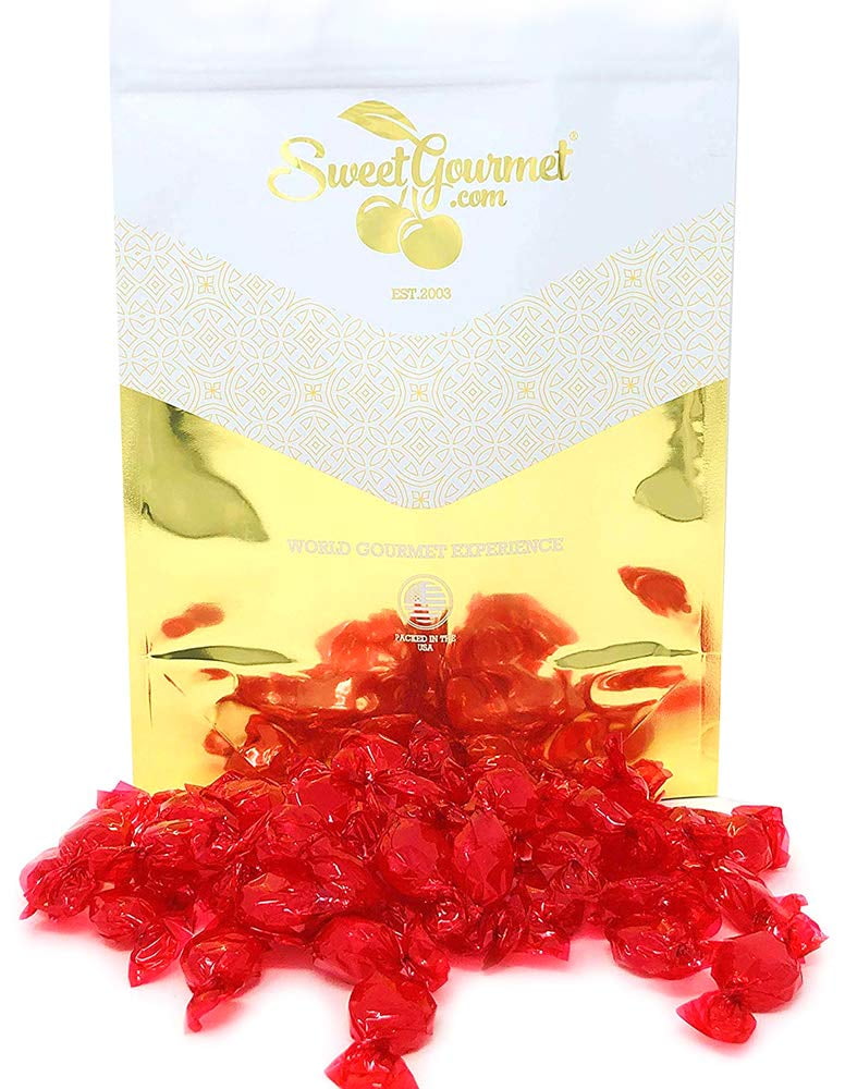SweetGourmet Cinnamon Discs, Arcor Premium Bulk Wrapped Hard Candy, 2 Pounds
