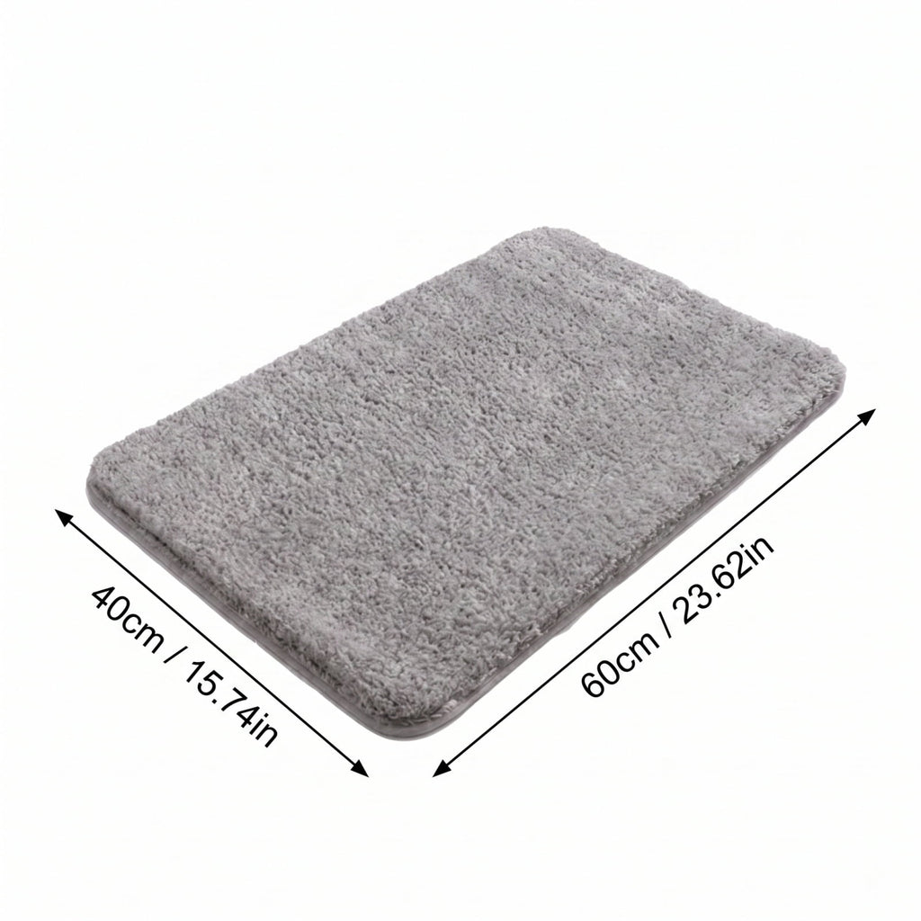 Cute Monstera Bathroom Rugs with Green Leaf Plant, Soft, Fluffy, Plush, Absorbent, Quick Dry, Non Slip, Machine Washable for Shower Floor, Bathroom, Bedroom,Home Decor and Accessories 24x16 Inches