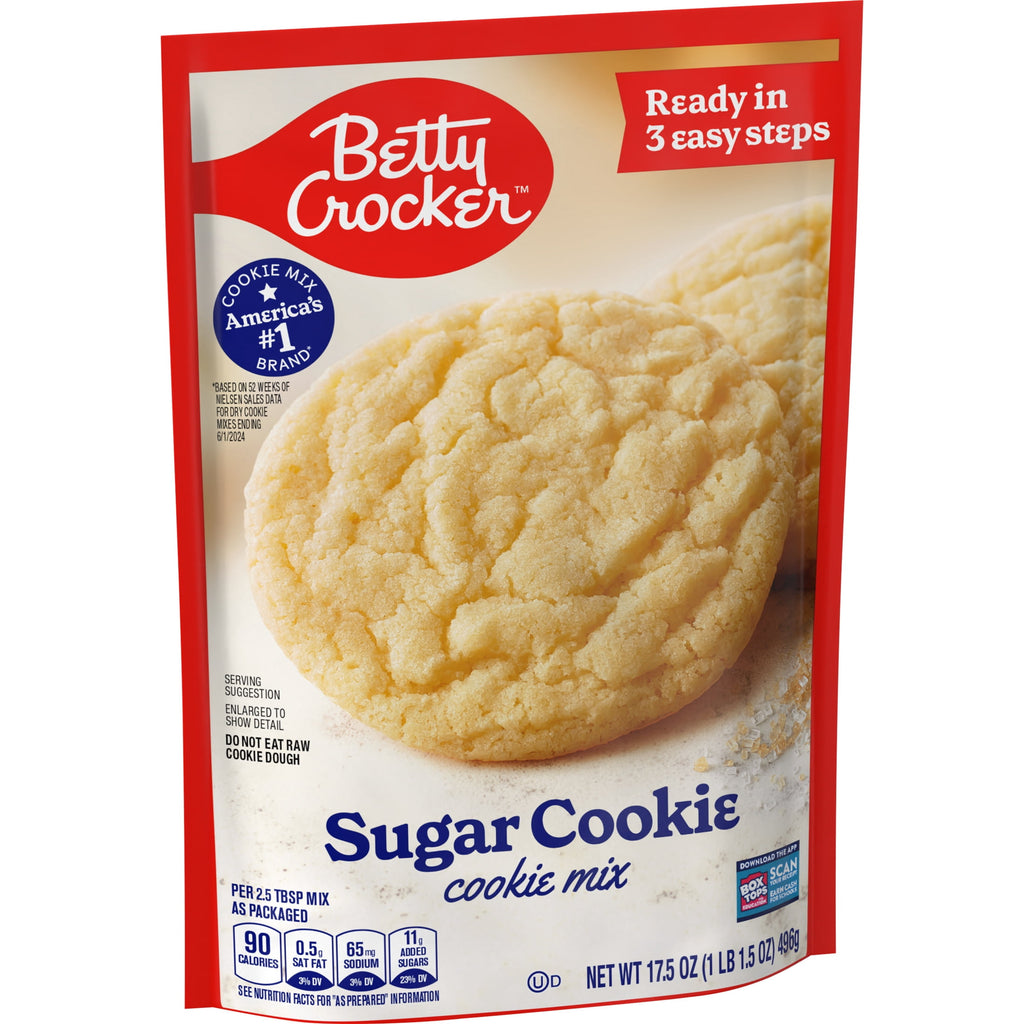 Betty Crocker Sugar Cookies, Cookie Baking Mix, 17.5 oz