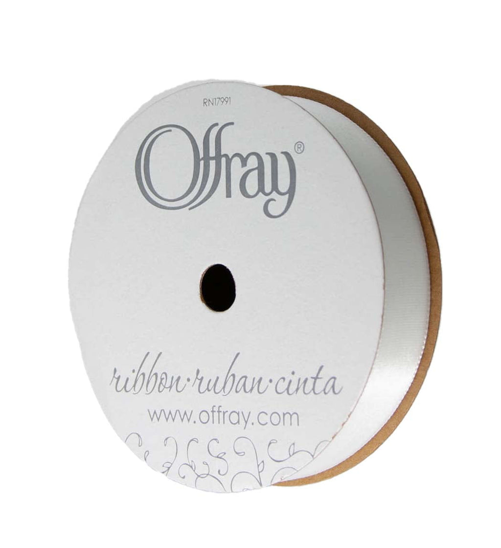 (3 pack) Offray Ribbon, Forest Green 5/8 inch Single Face Satin Polyester Ribbon, 18 feet