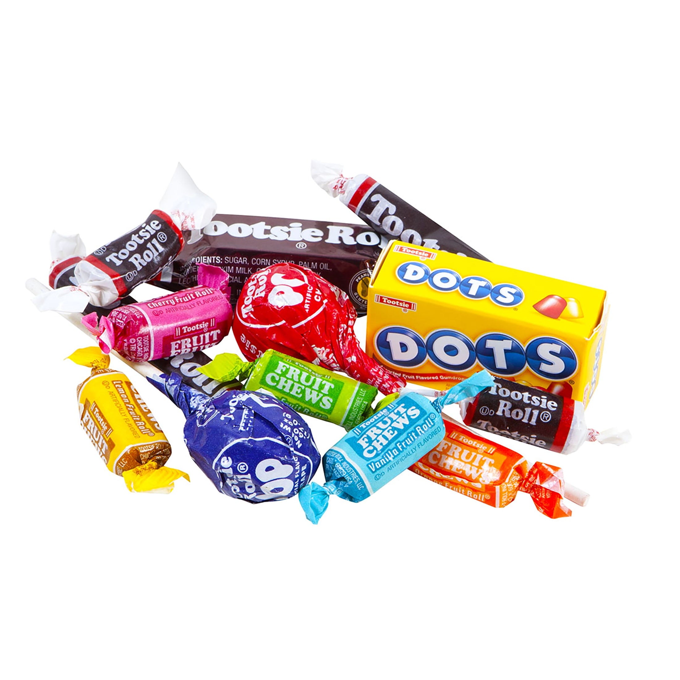 Tootsie Child's Play, Assorted Halloween Candy, Individually Wrapped, Peanut Free, Gluten Free, 21.98 oz