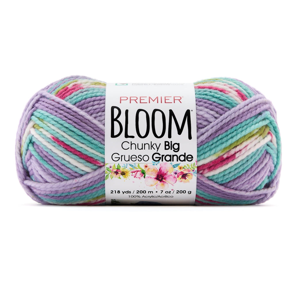 Premier Yarns - Bloom Chunky Big Yarn - Snapdragon - 7oz 218yds - 5 Bulky Weight - Acrylic