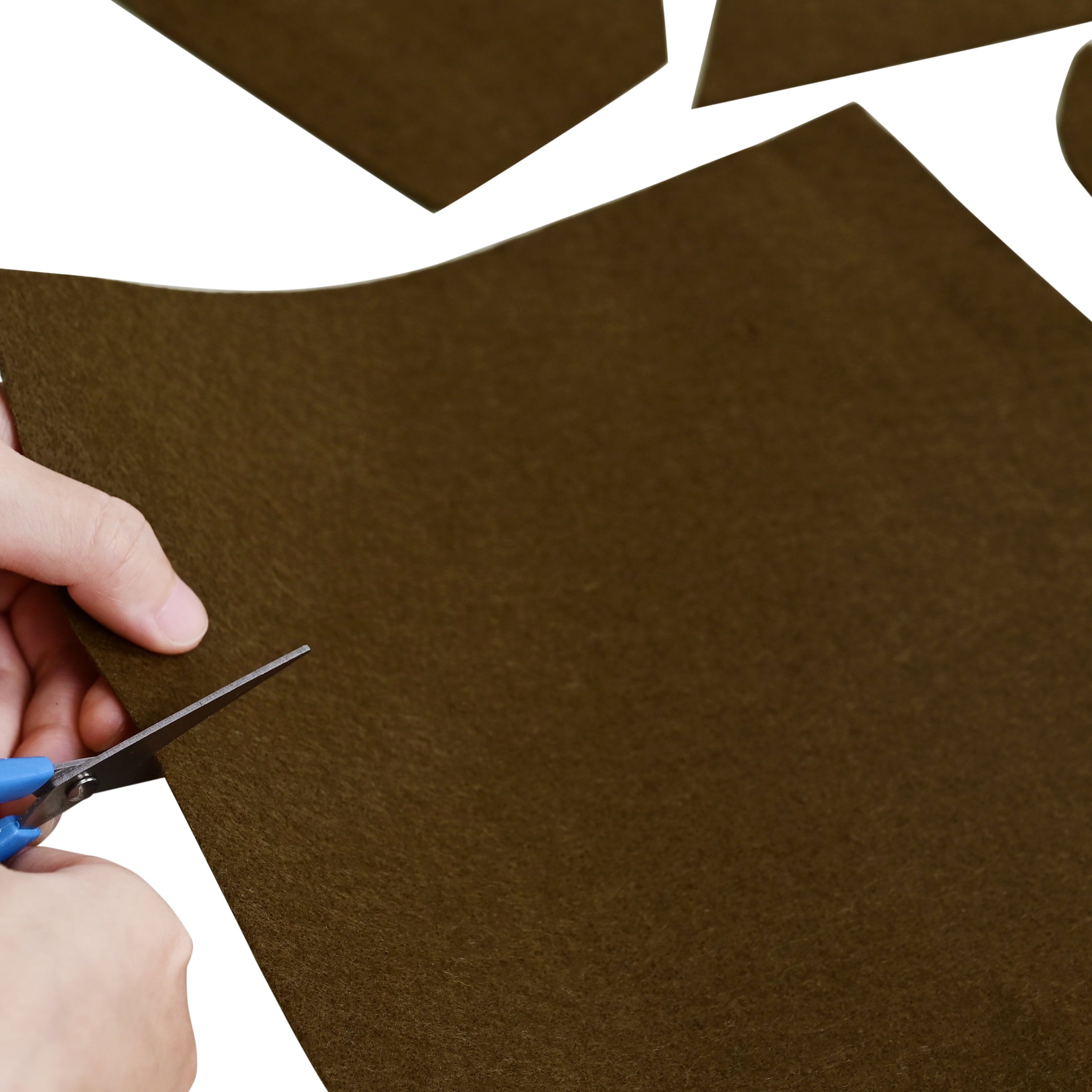 Hello Hobby 9" x 12" Brown Felt Sheet for Crafting and Sewing
