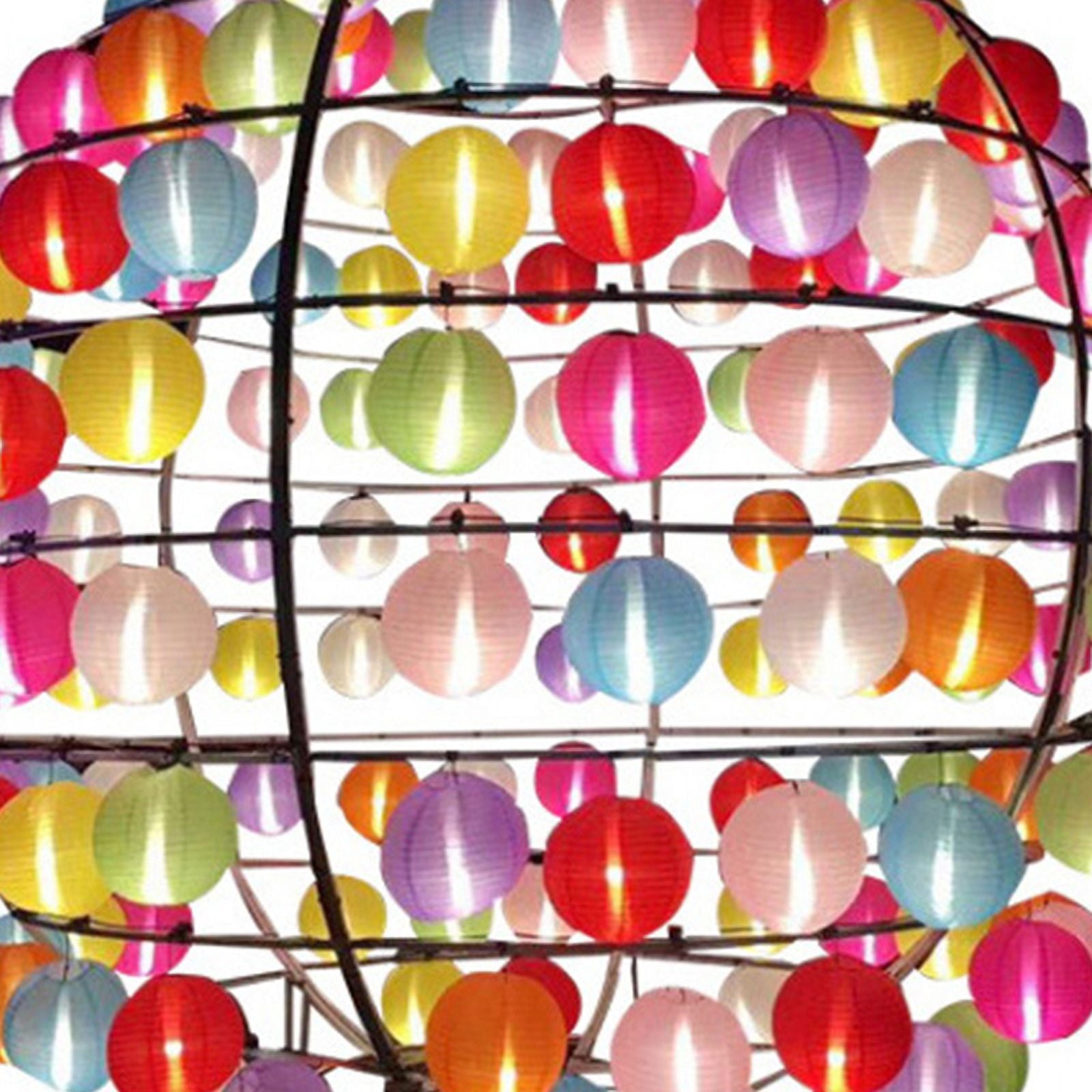 12 Inch Waterproof Solar Powered Lanterns Chinese Lantern LED Lamp Outdoor Decoration Balls Light Solar Lantern Party Decoration