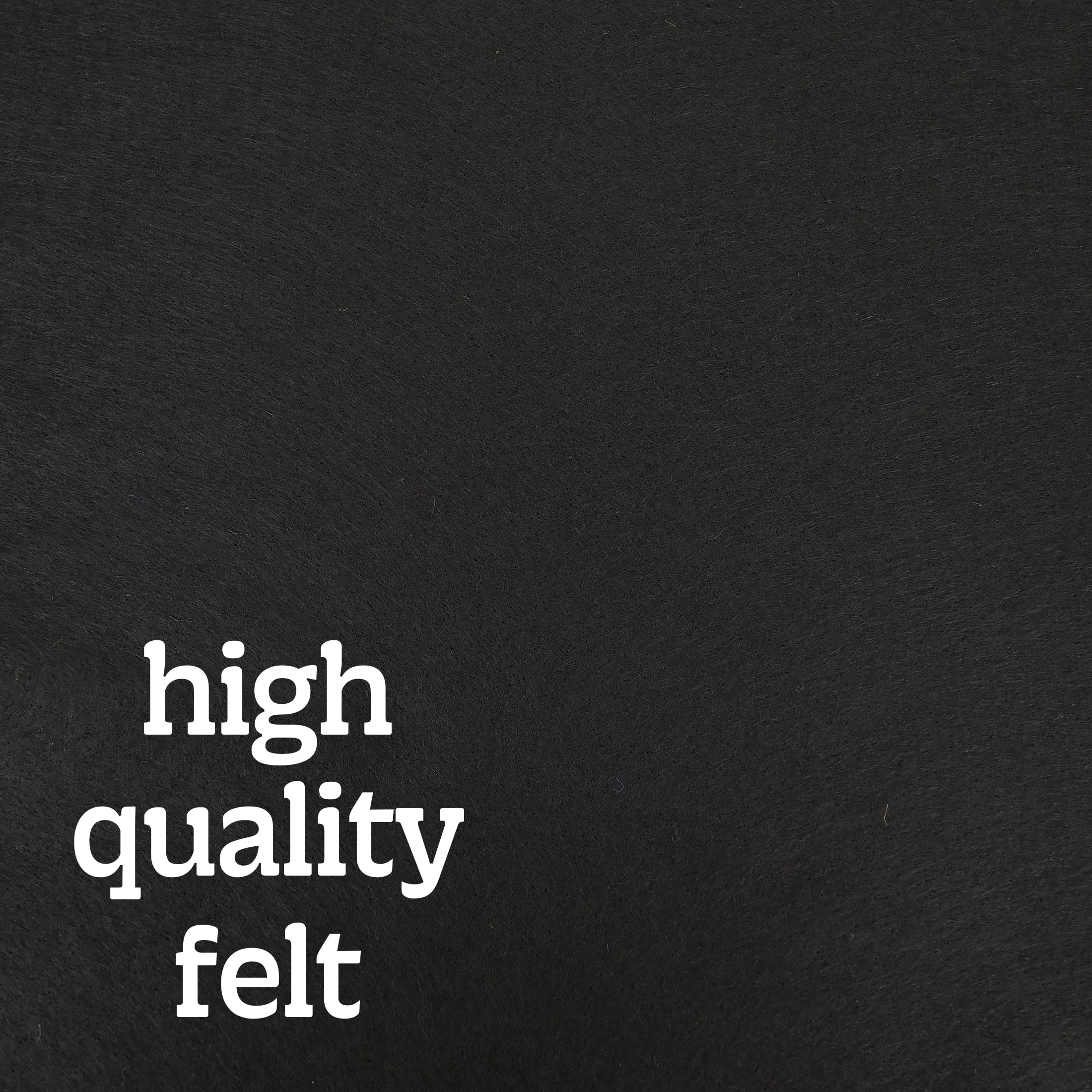 Hello Hobby Black Felt Sheet for Crafting, 9 x 12 Inches