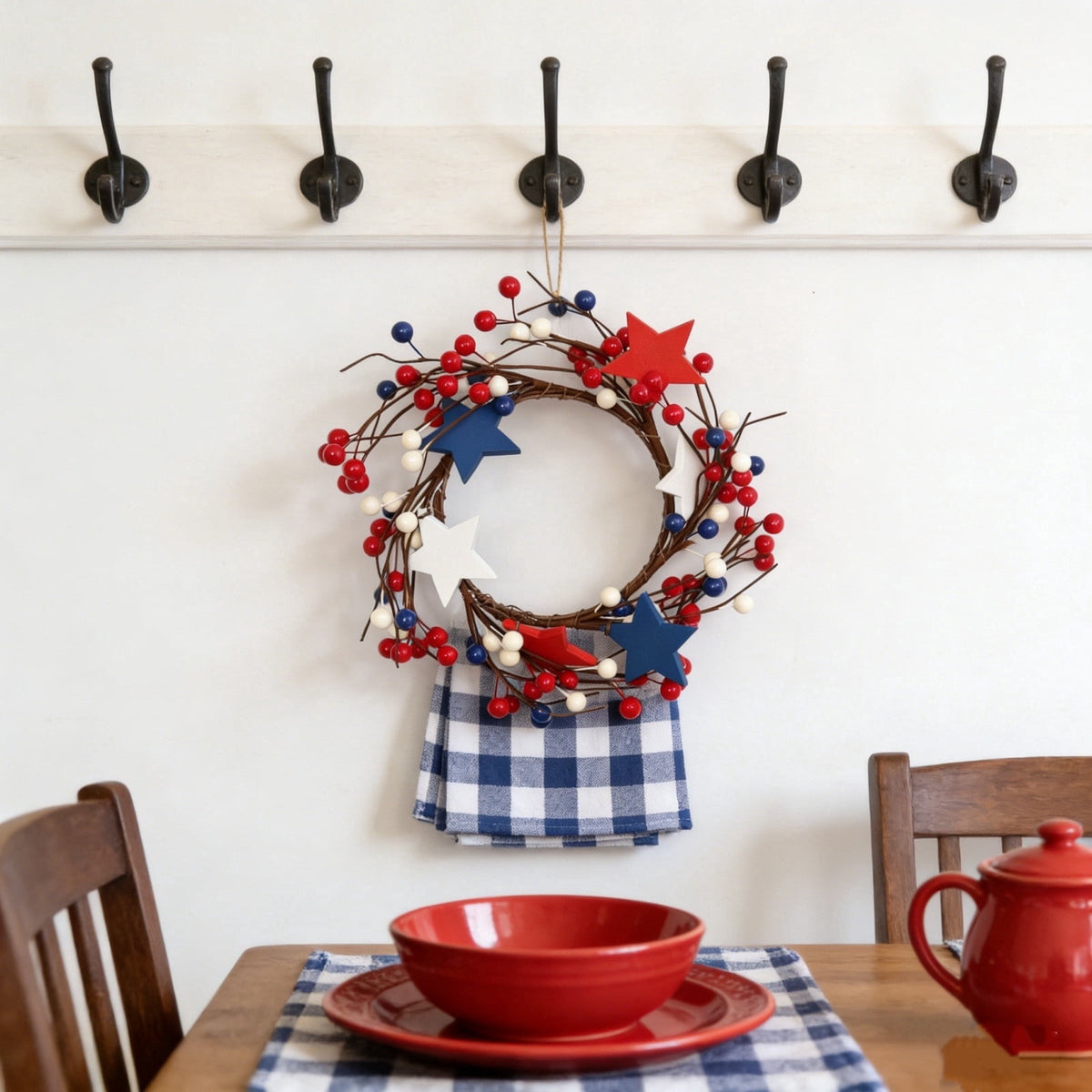 Gcvizuso Halloween Crescent Floral Wreath, Orange Red Rose Hydrangea Fall Front Door Decor for Autumn Harvest Celebration