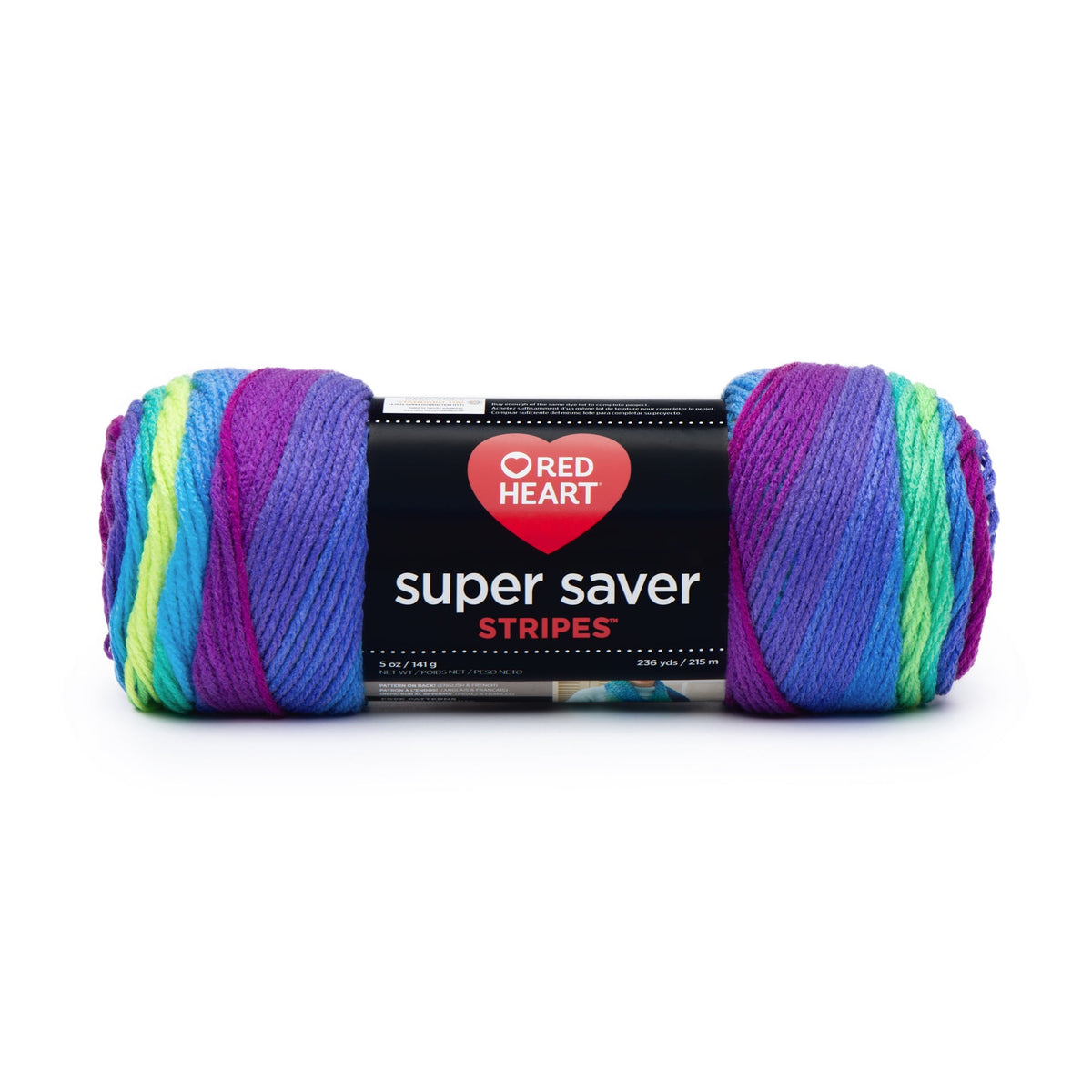Red Heart® Super Saver® 4 Medium Acrylic Yarn, Bonbon Print 5oz/142g, 236 Yards