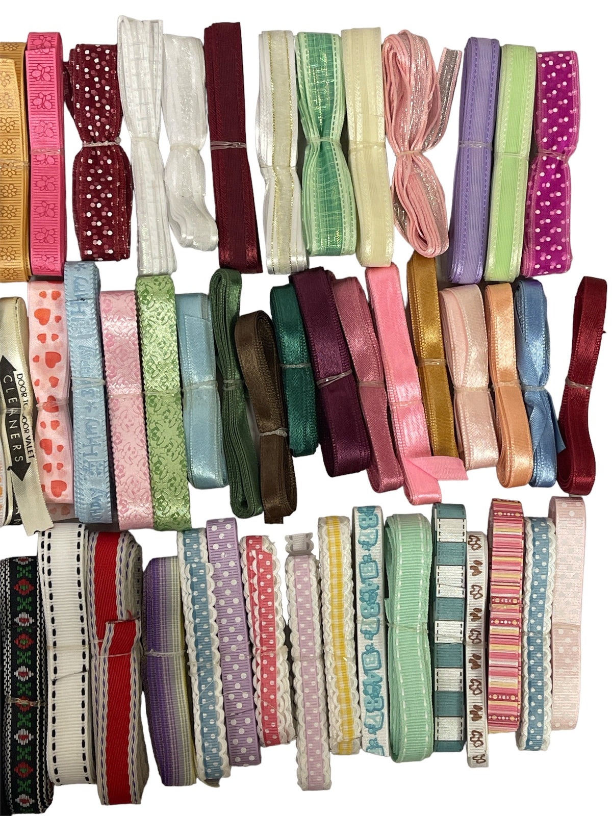 Charmed Set of Assorted 3/8, 1/2" Ribbon 96 bunches 192 Yards! Arts, Craft and Scrapbooking!