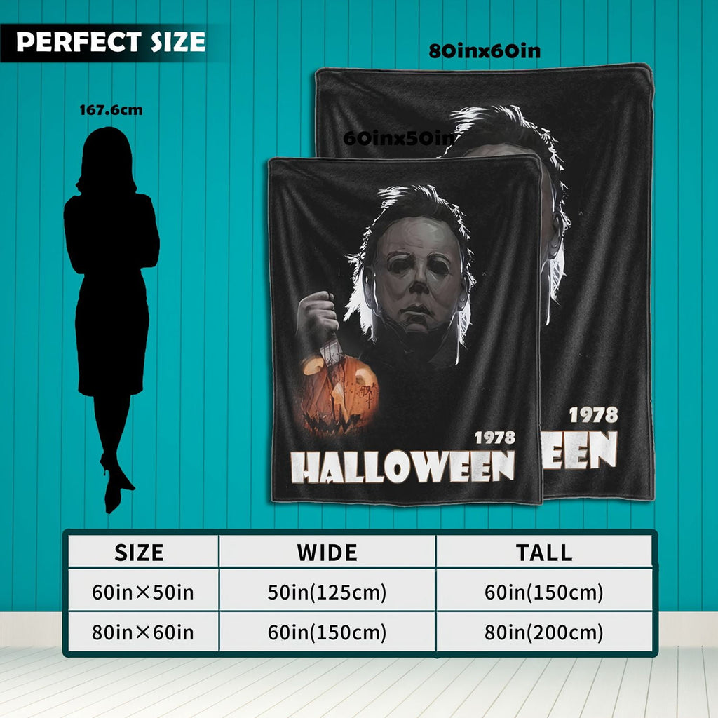 Jbralid This is My Horror Movie Watching Blanket, Horror Movie Blanket, Halloween Blanket, Scary Movie Blanket, Horror Blanket Gifts for Halloween 40x50 in