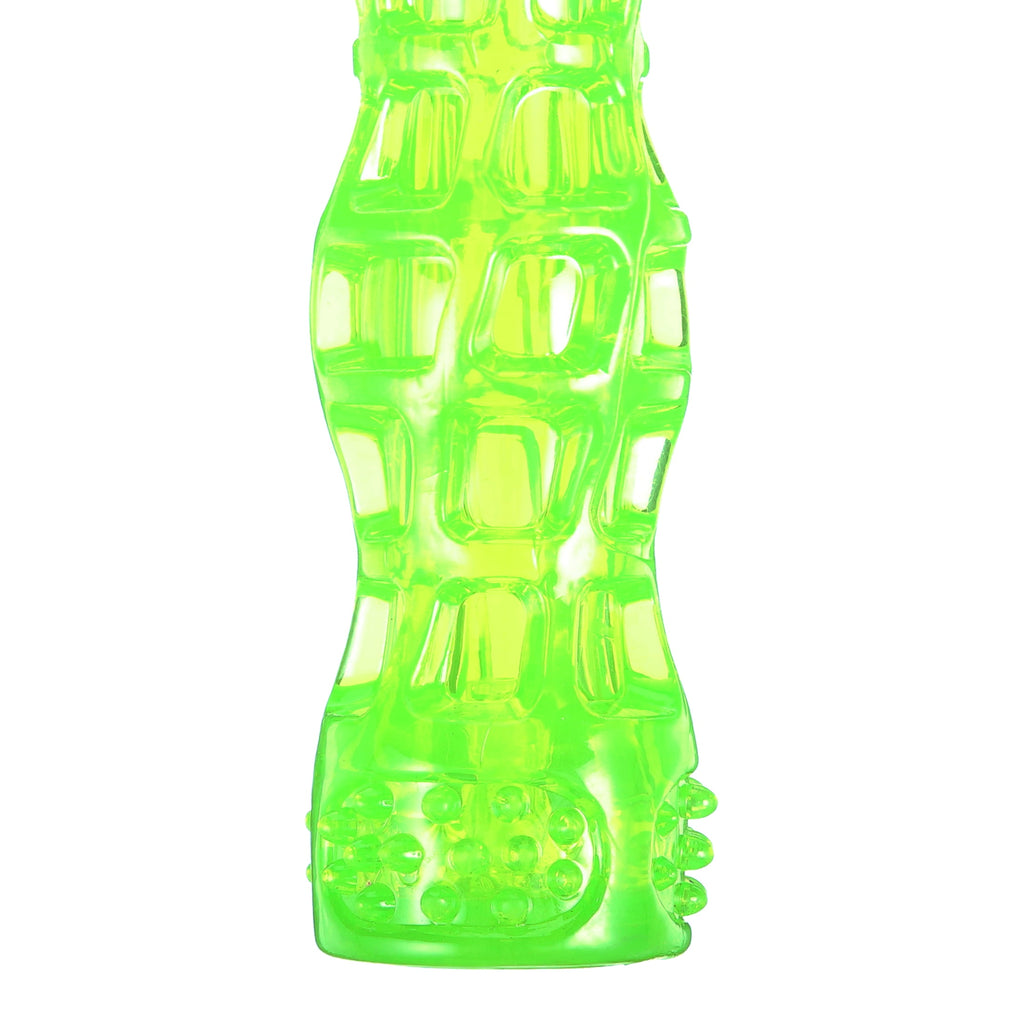 Hyper Pet Dura-Squeaks Durable Non-Toxic TPR Bouncing Super Squeaky Dog Toy, Stick, Green