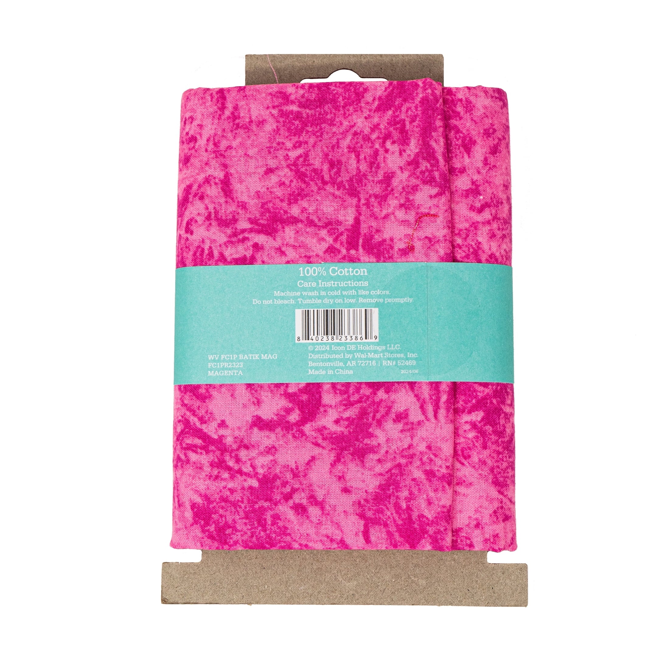 Waverly Inspirations 1 Yard Cut 100% Cotton Sewing & Craft Fabric, Batik Magenta, 44 in Wide