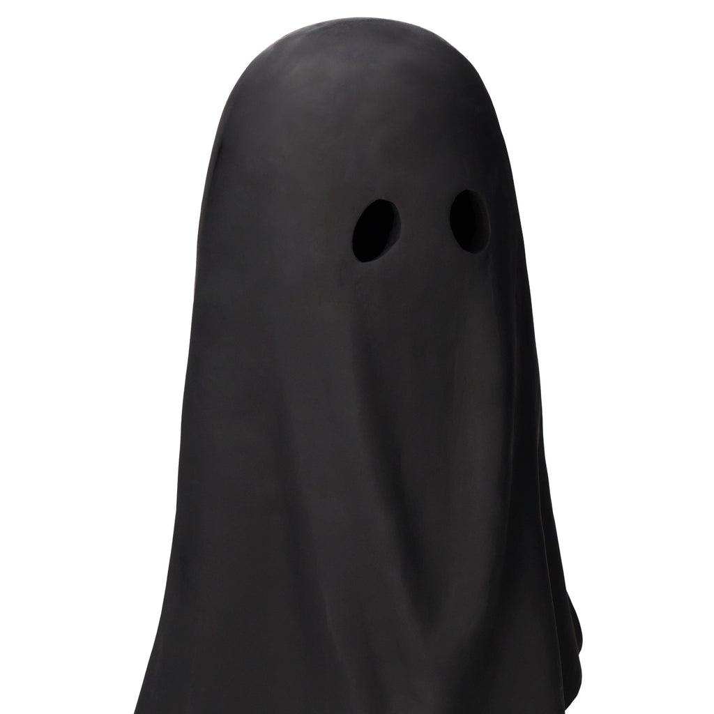 Paper Mache Ghost Decoration, Black, 11", Halloween by Way To Celebrate