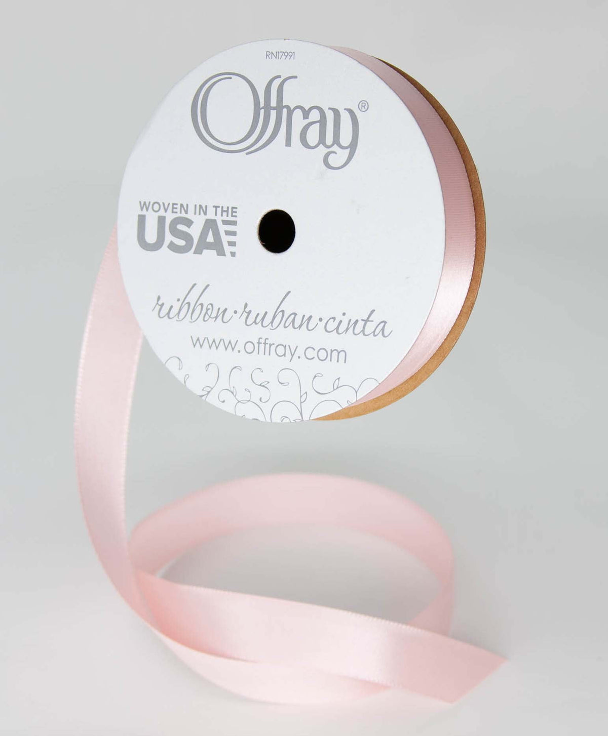 (3 pack) Offray Ribbon, Forest Green 5/8 inch Single Face Satin Polyester Ribbon, 18 feet