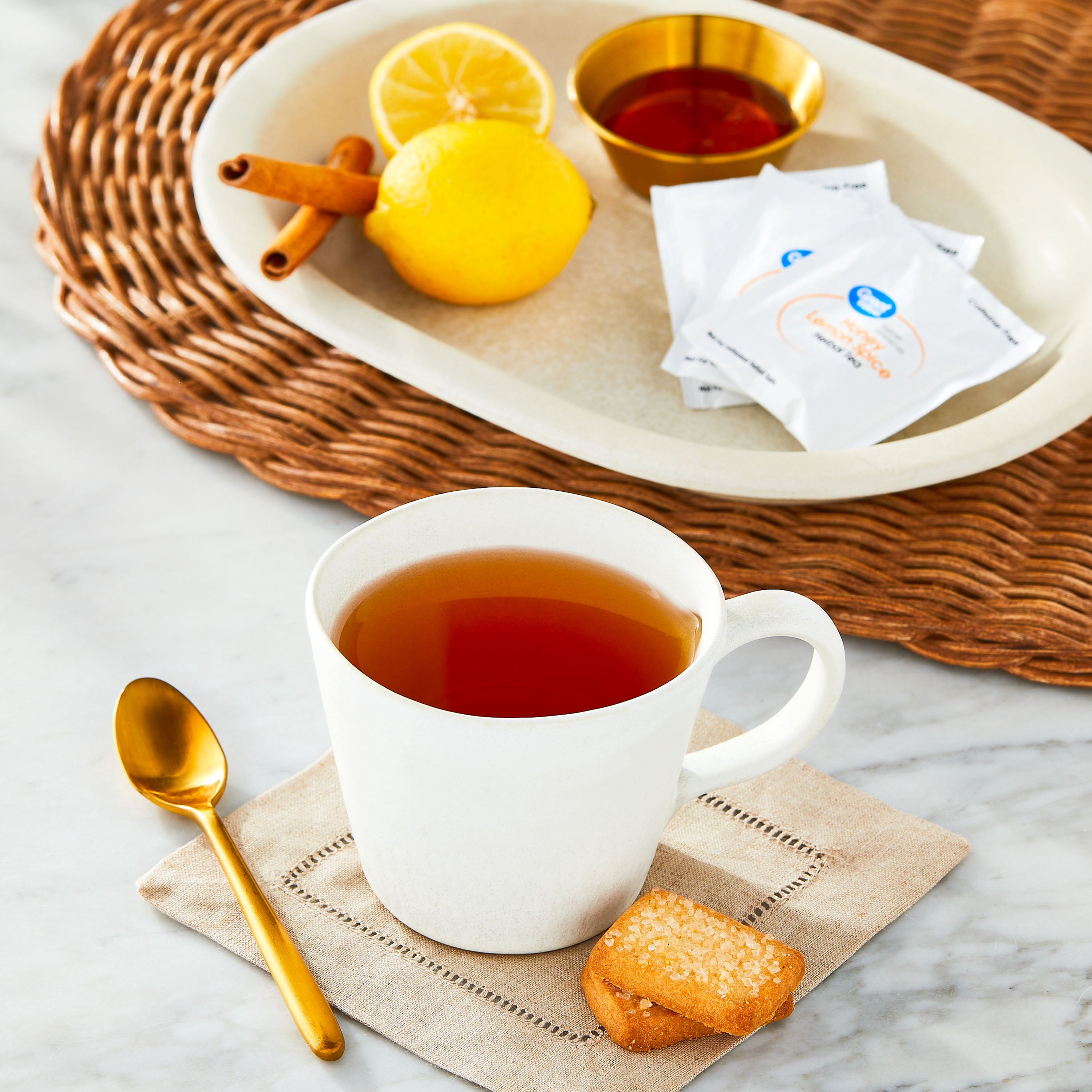 Great Value Honey Lemon Spice Herbal Tea Bags, 1.41 oz, 20 Count