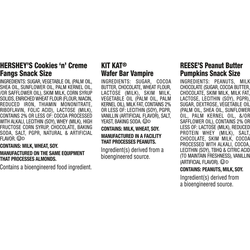 Hershey's, Kit Kat and Reese's Assorted, Halloween Candy Variety Bag, 10.74 oz (20 Pieces)