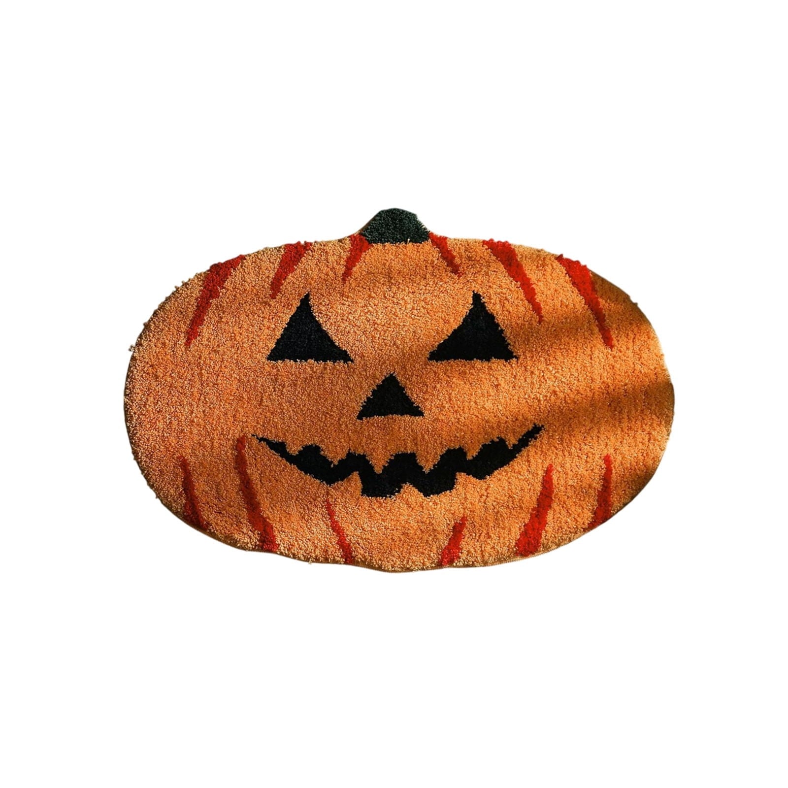 YIMWNYI Halloween Pumpkin Rugs, Decorative Floor Mat, Doormat for Living Room, Kitchen, Thanksgiving Day, Soft Bathroom Mat, Fall Themed Home Decor, Easy to Clean Rug