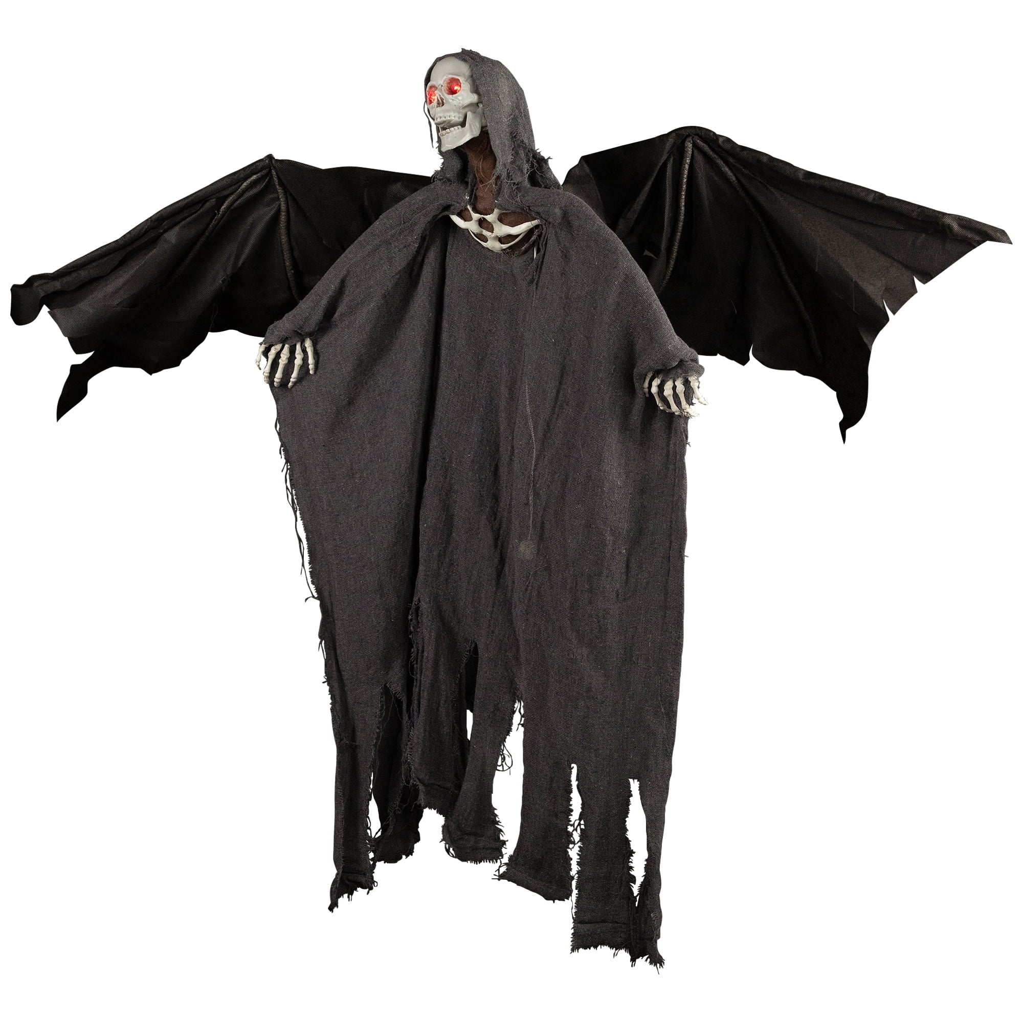 Northlight LED Lighted Animated Winged Grim Reaper Halloween Decoration - 50"