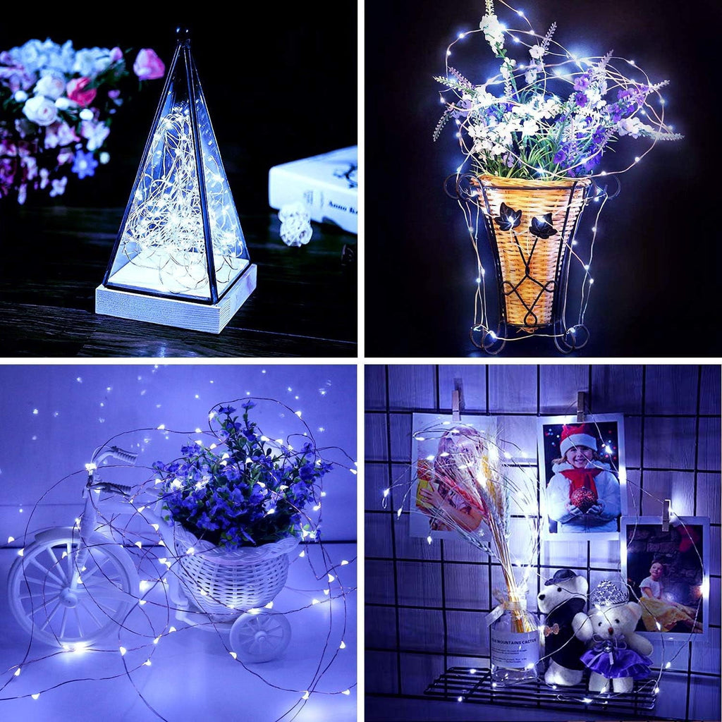 Solar String Lights for Outdoor,99ft 300 LED Bright Copper Wire Fairy Lights Waterproof Solar Lights with 8 Modes for Tree Garden Party Wedding Christmas Decor (Multicolor)