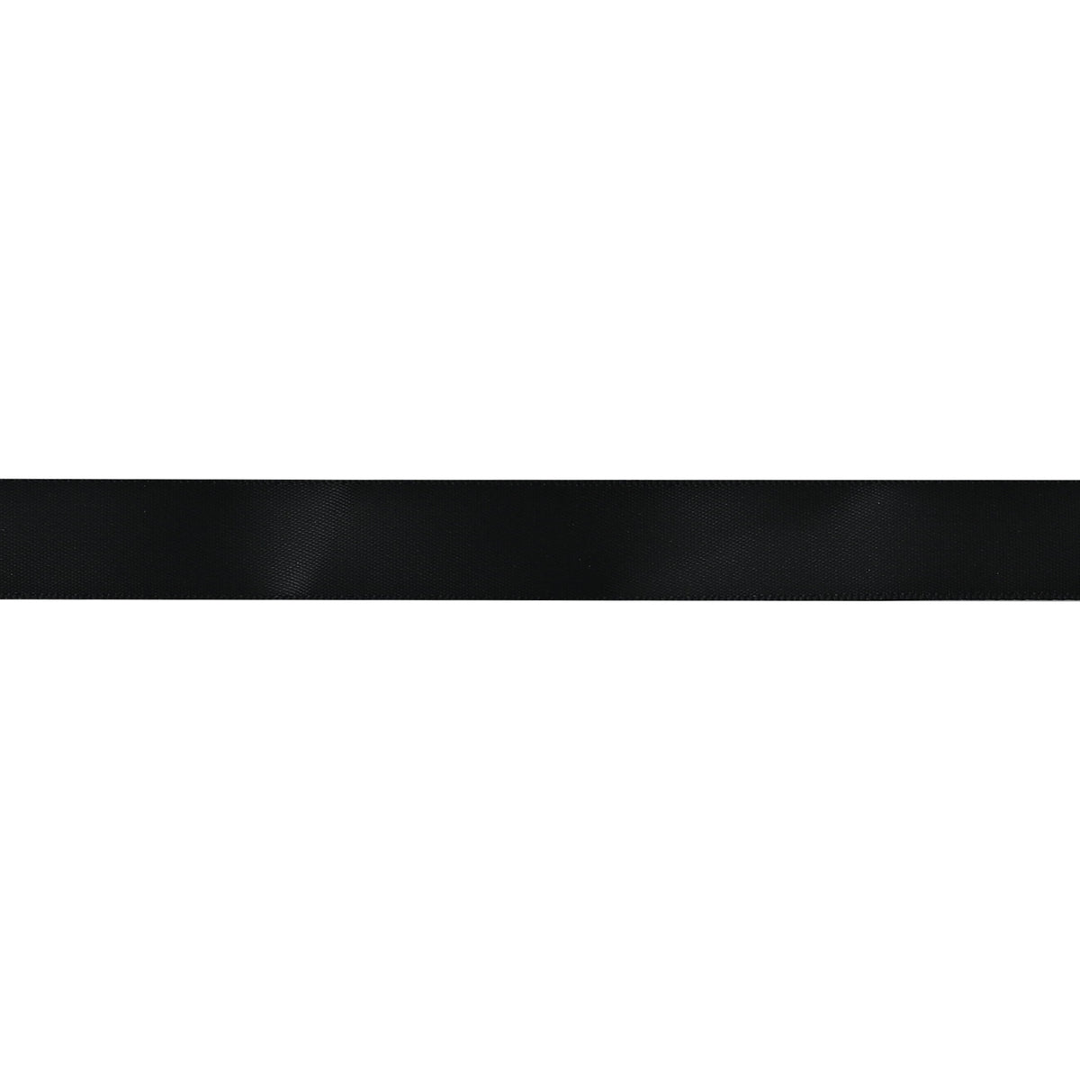 Gwen Studios 5/8" Black Satin Ribbon, 7 Yards