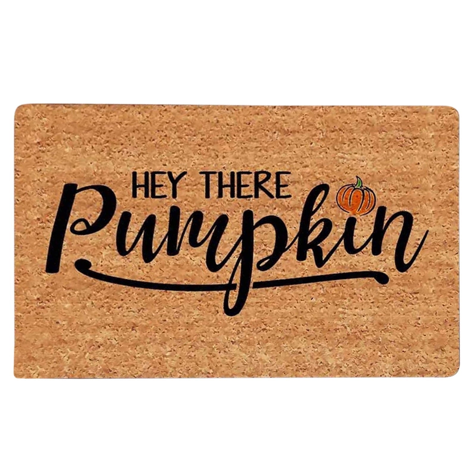 Fall Door Mat, Hey There Pumpkin Doormat, Autumn Decorative Entrance Door Rugs, Thanksgiving & Fall Front Door Mat, Non Slip Halloween Welcome Mat, Farmhouse Floor Mats Fall Outdoor Decor 24*16IN,A