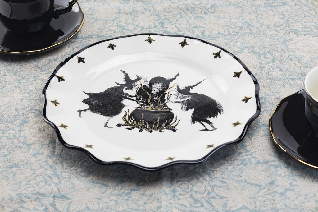 Potter's Studio Halloween 10.5in Witches Brew Serving Platter Dinner Plate