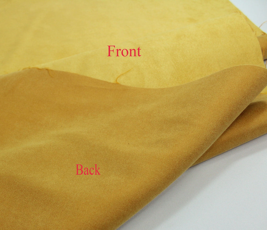 Mybecca Suede 58" Width - 100% Polyester Faux Craft Fabric By the Yard - Color: Black
