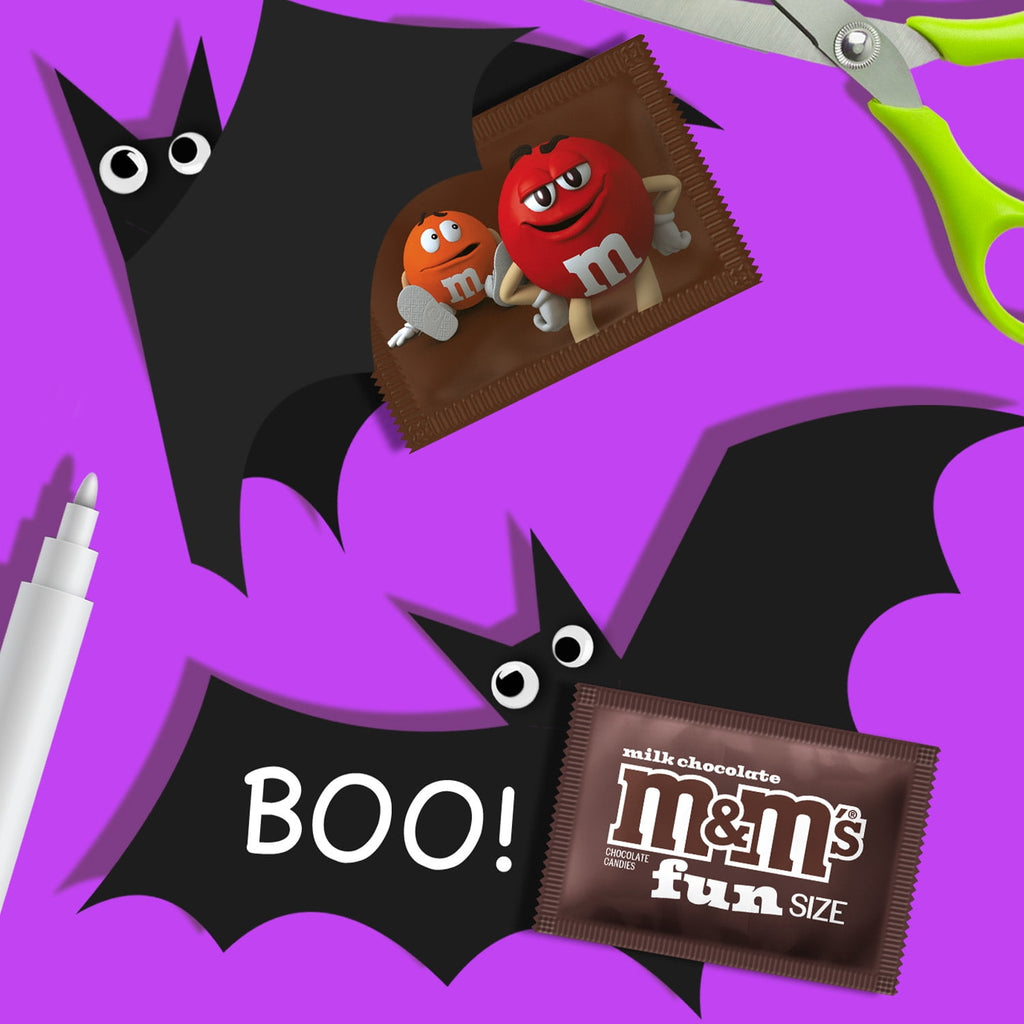 M&M's Milk Chocolate Fun Size Halloween Chocolate Candy - 10.53oz Bag