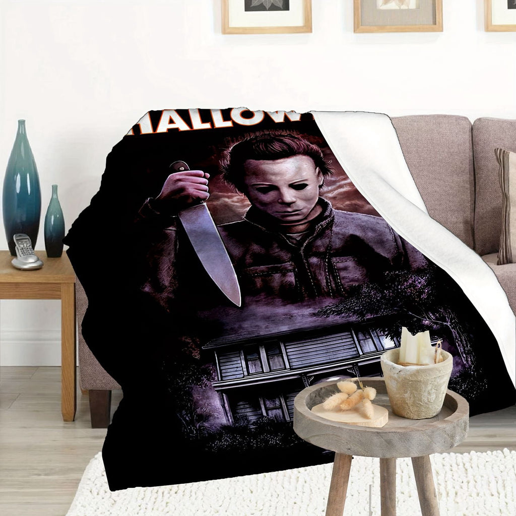 Jbralid This is My Horror Movie Watching Blanket, Horror Movie Blanket, Halloween Blanket, Scary Movie Blanket, Horror Blanket Gifts for Halloween 40x50 in