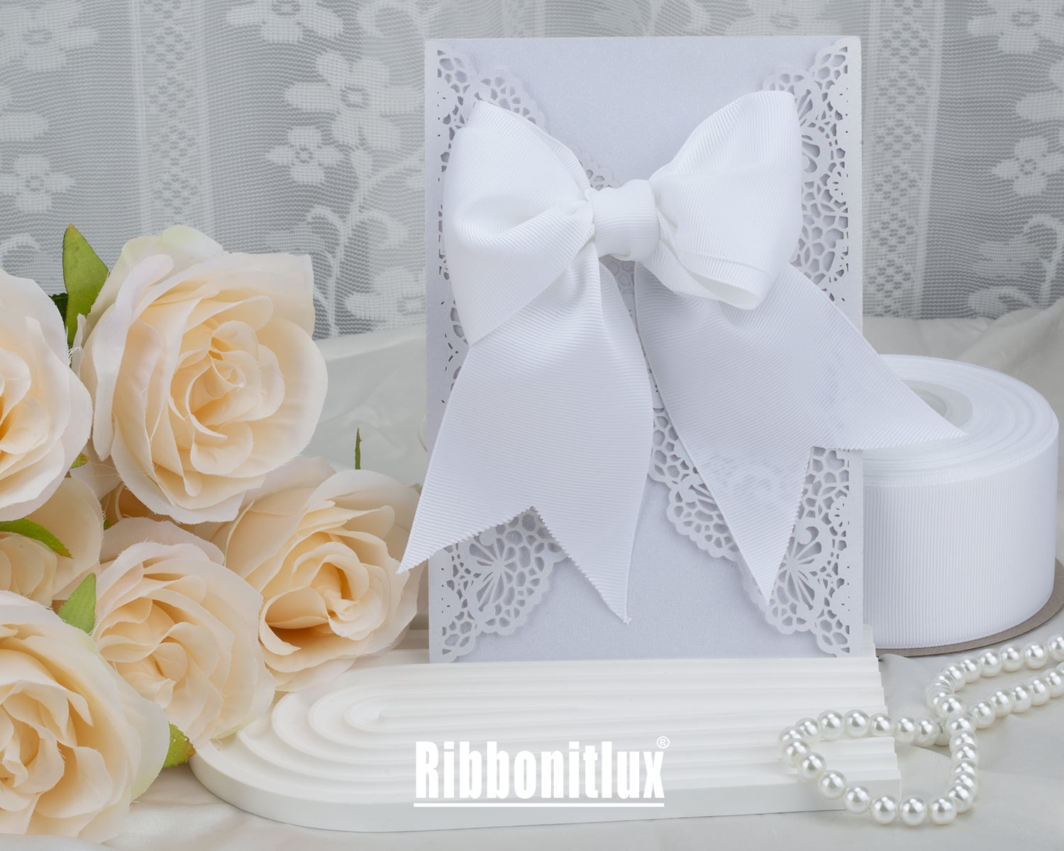 Ribbonitlux Grosgrain Ribbon 2 Inch x 25 Yards – Premium Polyester Craft Ribbon for Hair Bows, Gift Wrapping, Weddings & DIY – Solid Forest Green(#587) – 1 Roll