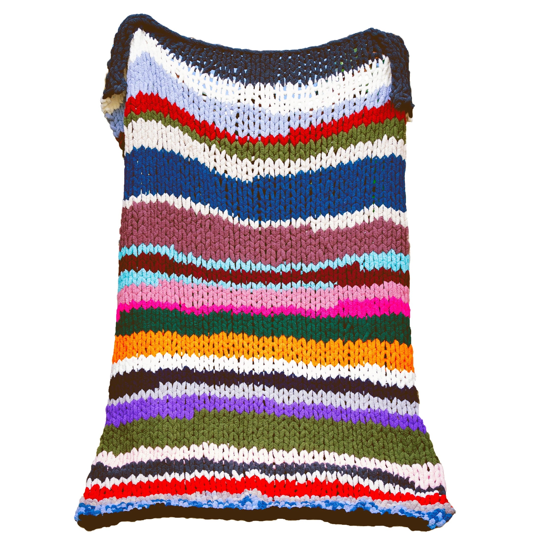 Mainstays Chunky Chenille Yarn, 31.7 yd, Ivory, 100% Polyester, Super Bulky